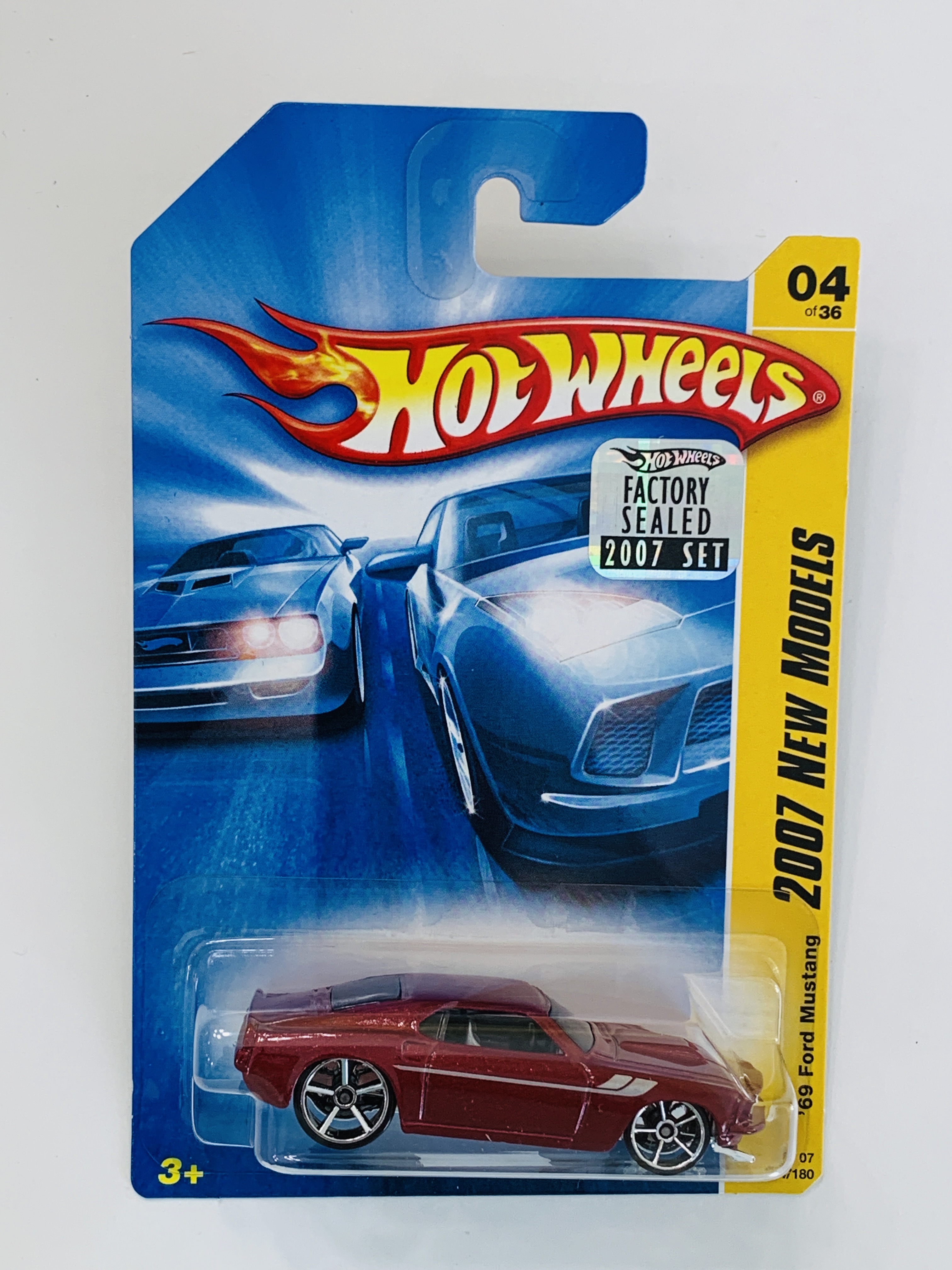 Hot Wheels 2007 Factory Set 004 69 Ford Mustang Red