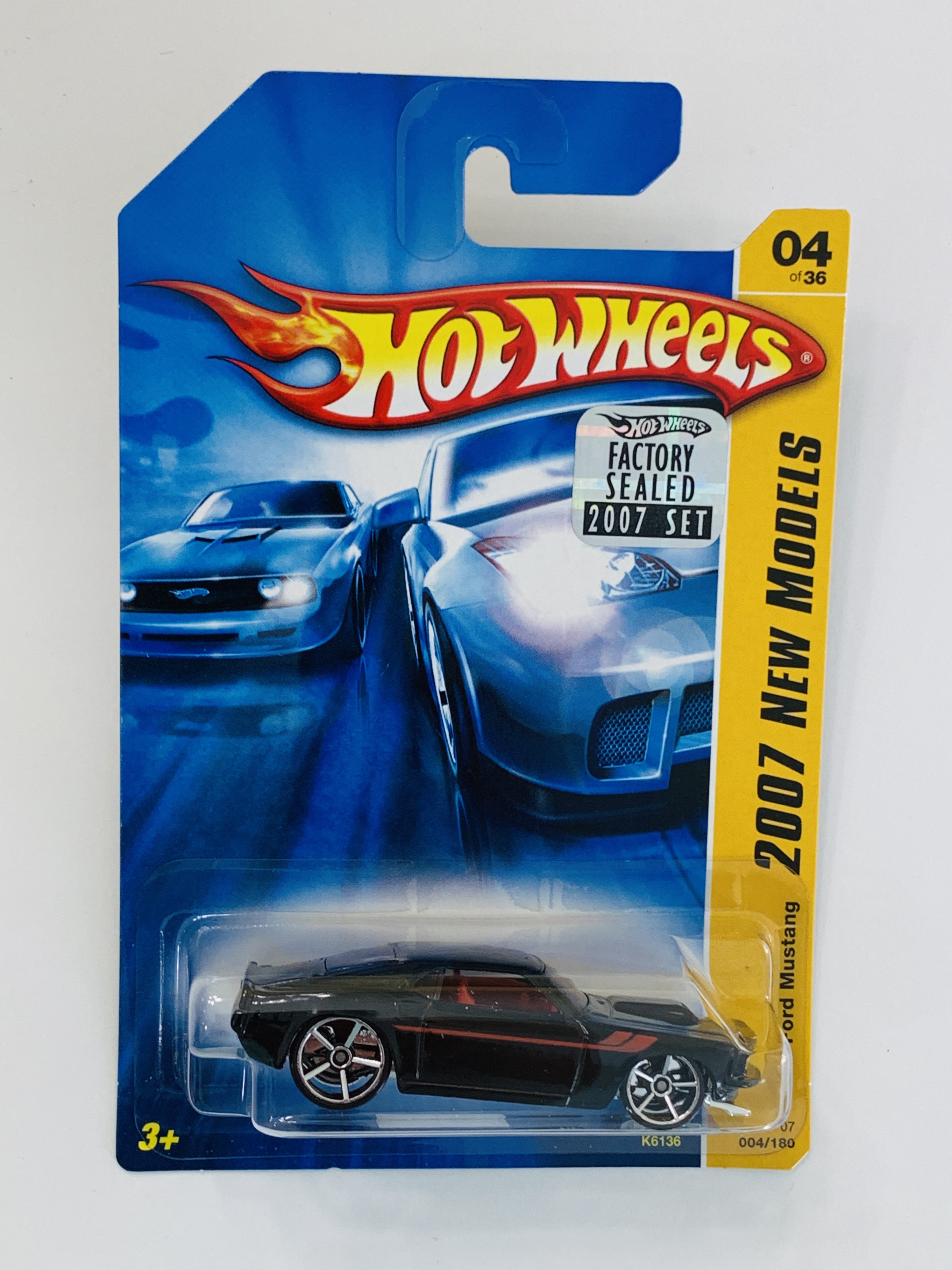 Hot Wheels 2007 Factory Set 004 69 Ford Mustang Black