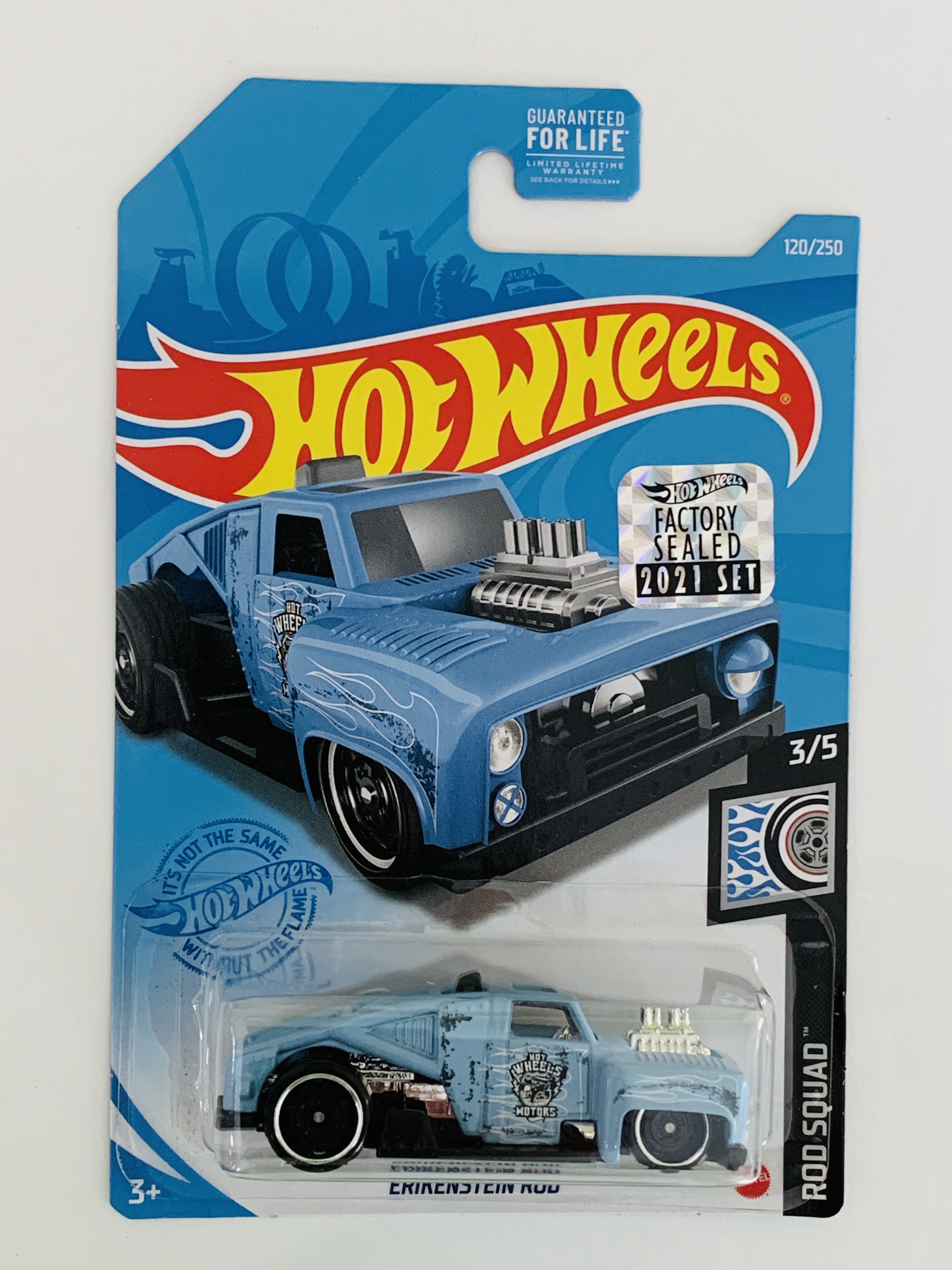 Hot Wheels 2021 Factory Set 120 Erikenstein Rod Blue