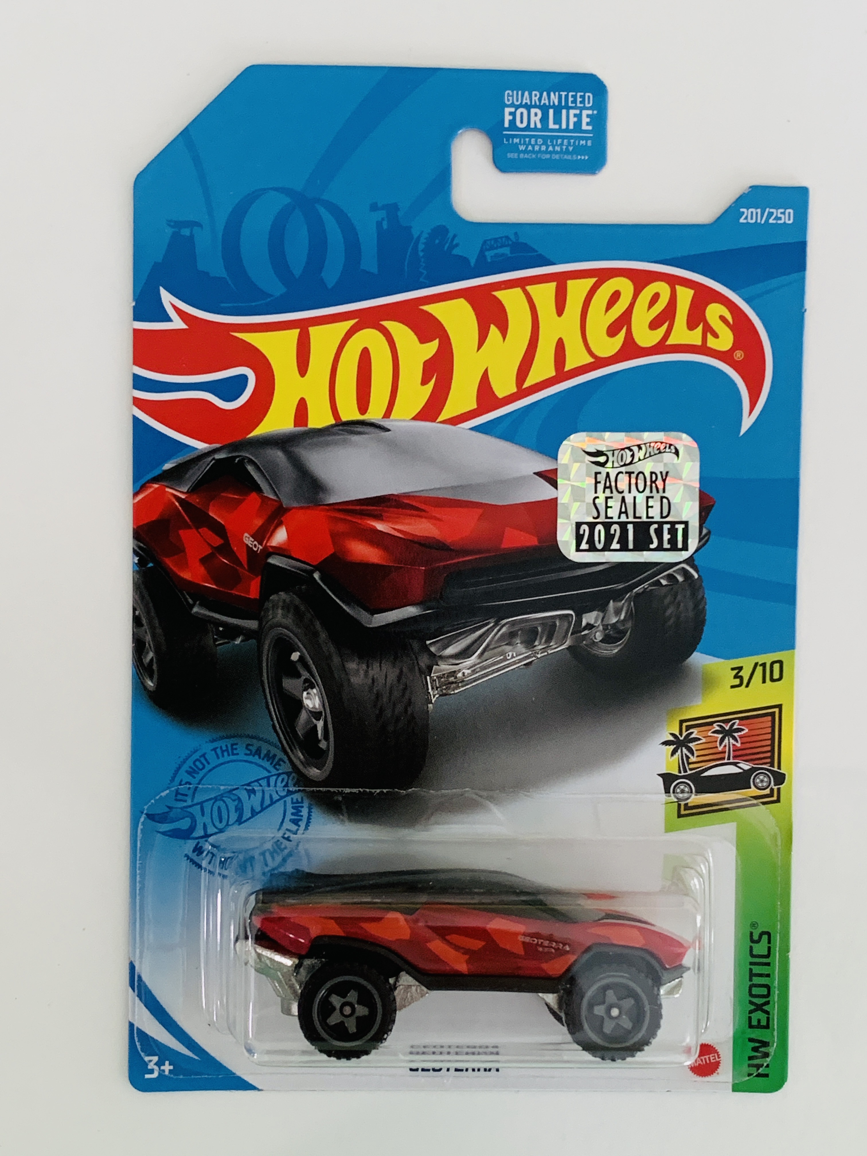 Hot Wheels 2021 Factory Set 201 Geoterra Red