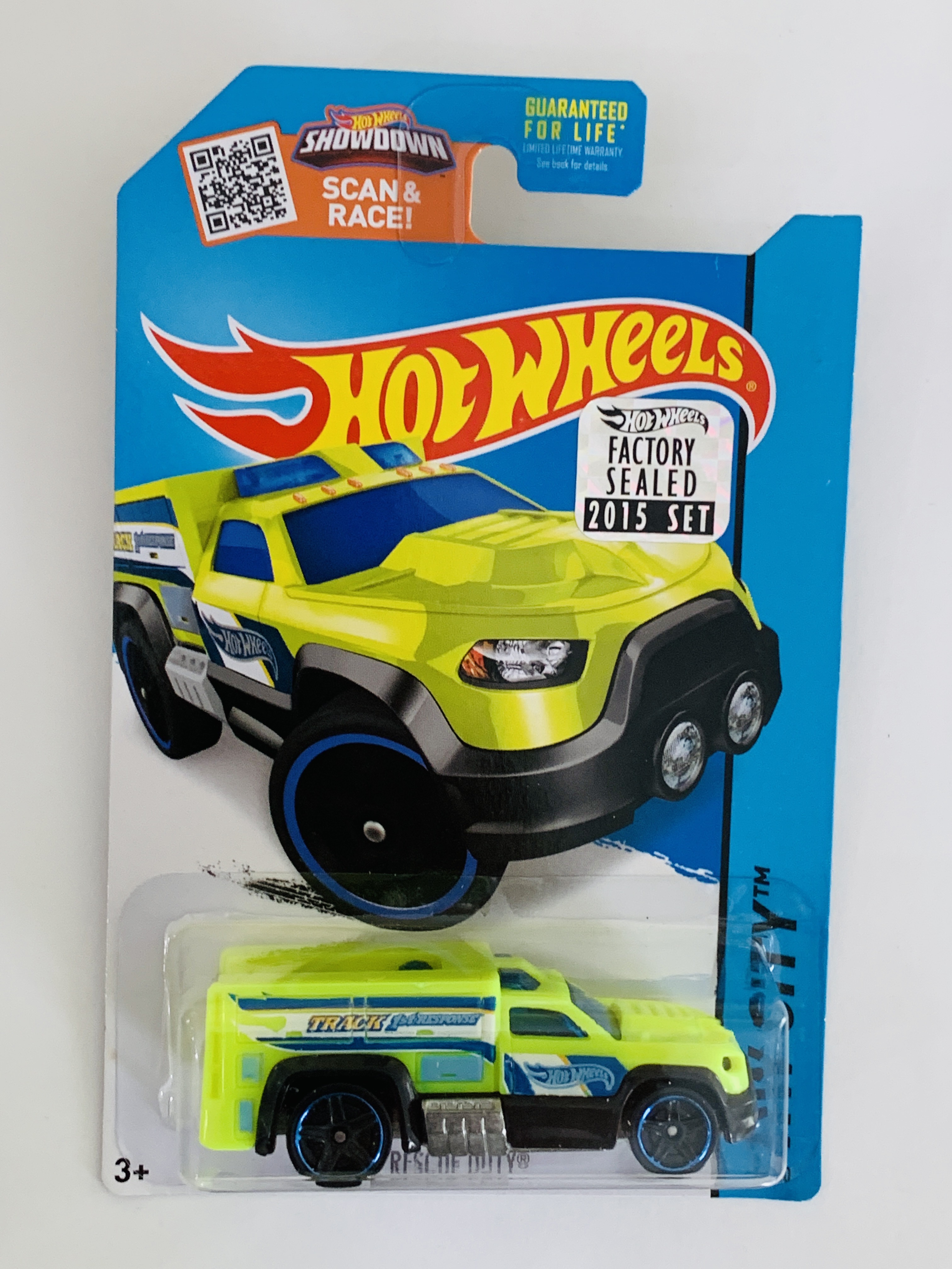 Hot Wheels 2015 Factory Set 46 Rescue Duty Lime