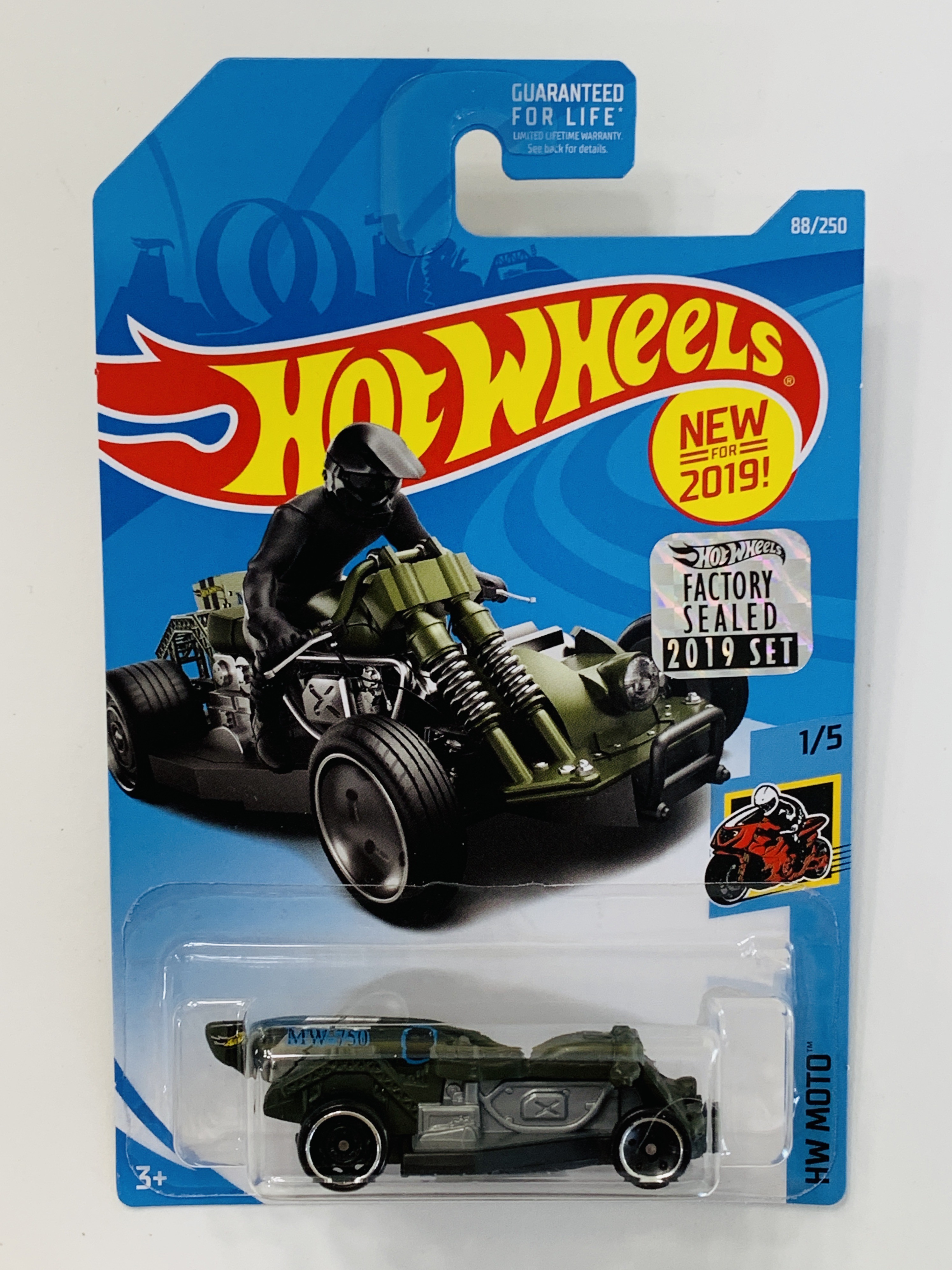 Hot Wheels 2019 Factory Set 88 Moto Wing Grey
