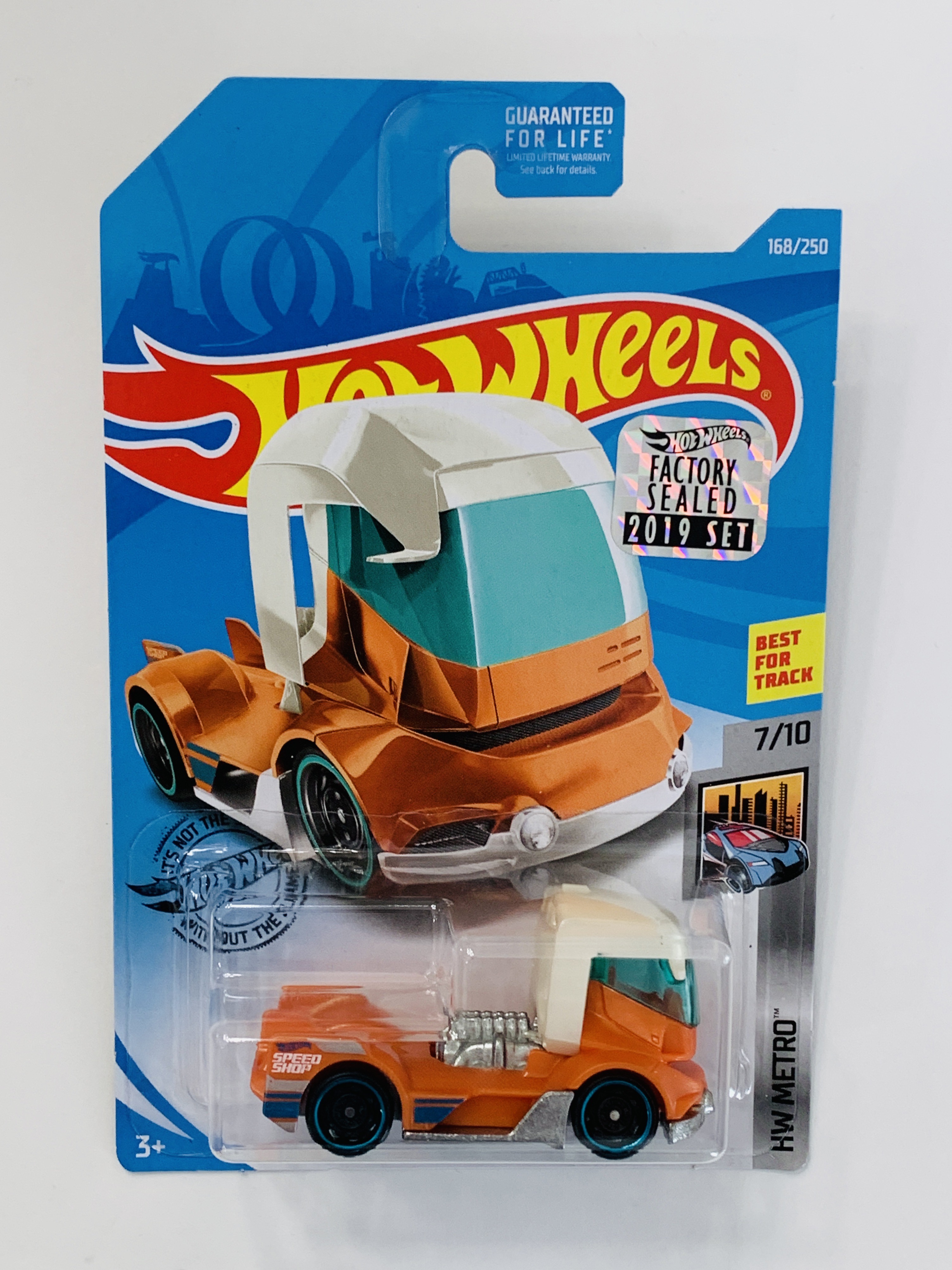 Hot Wheels 2019 Factory Set 168 Rig Heat Orange