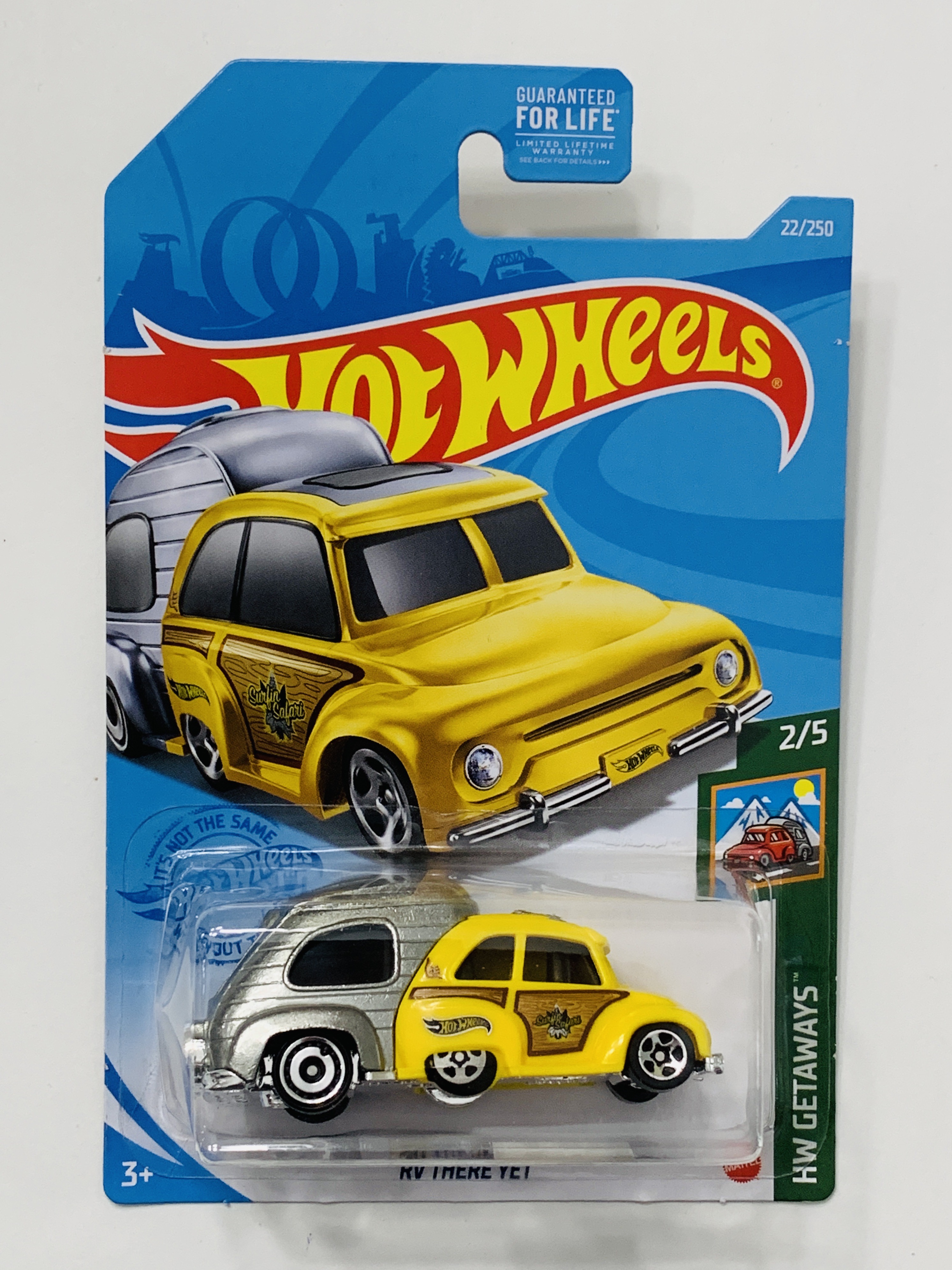 Hot Wheels 22 RV There Yet Cracked Blister