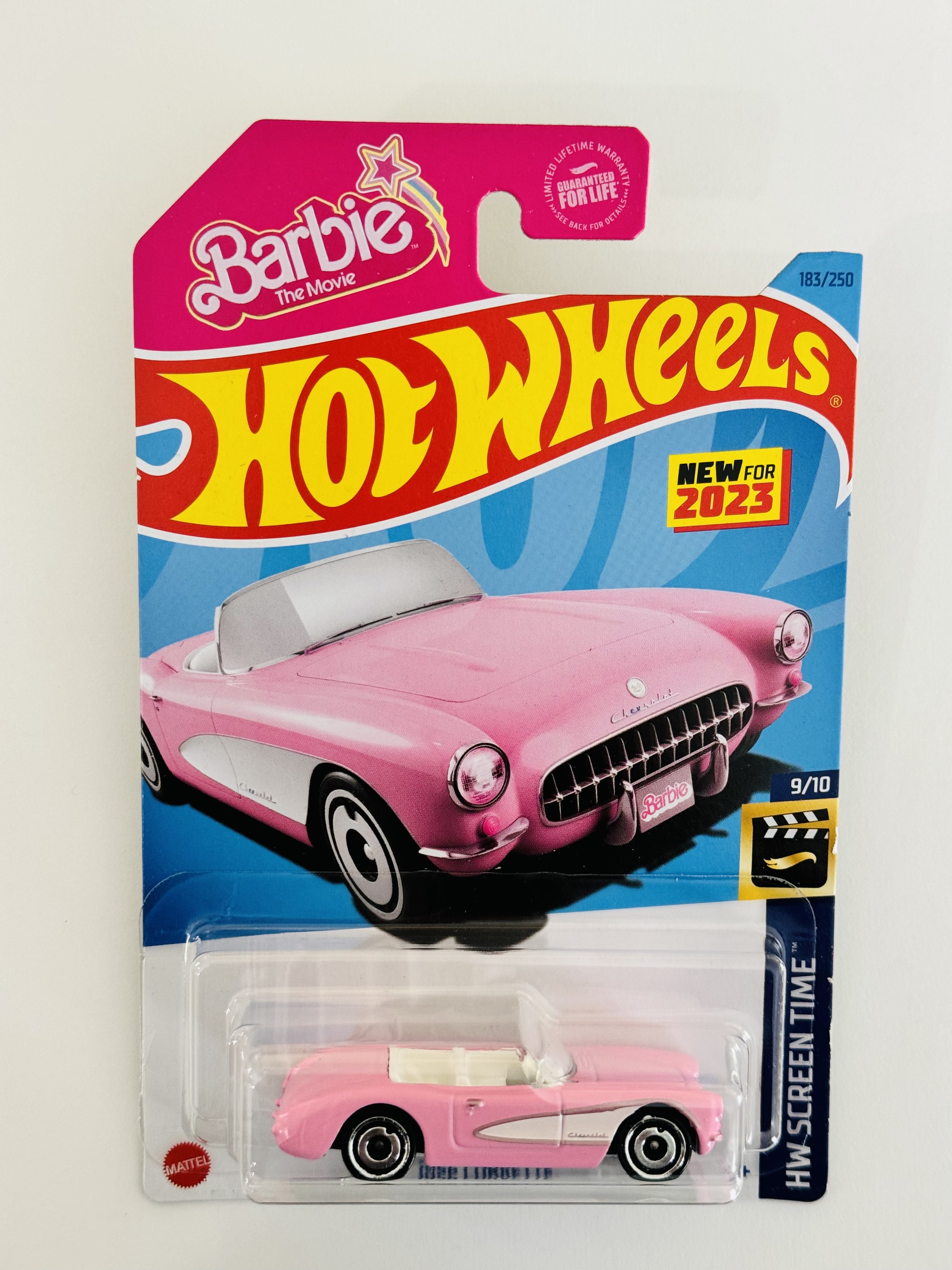 Hot Wheels #183 Barbie The Movie 1956 Corvette