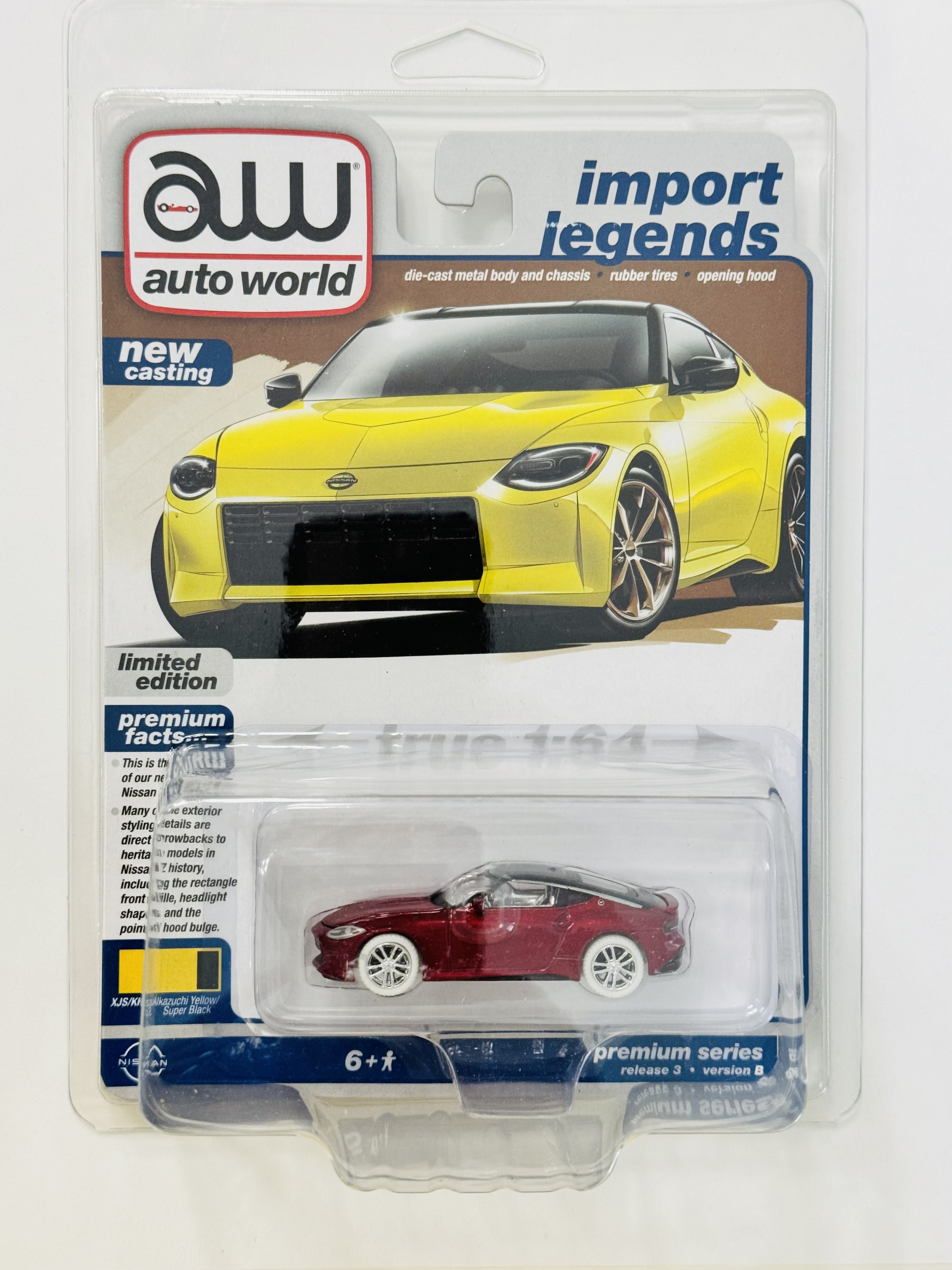 Auto World Import Legends 2023 Nissan Z Ultra Red Chase
