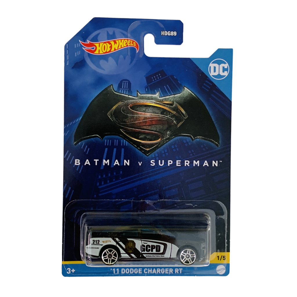 Hot Wheels DC Comics Batman v Superman '11 Dodge Charger RT