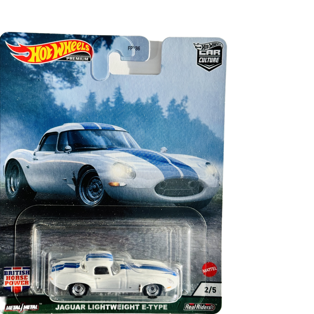 Hot Wheels Premium British Horse Power Jaguar Lightweight E-Type