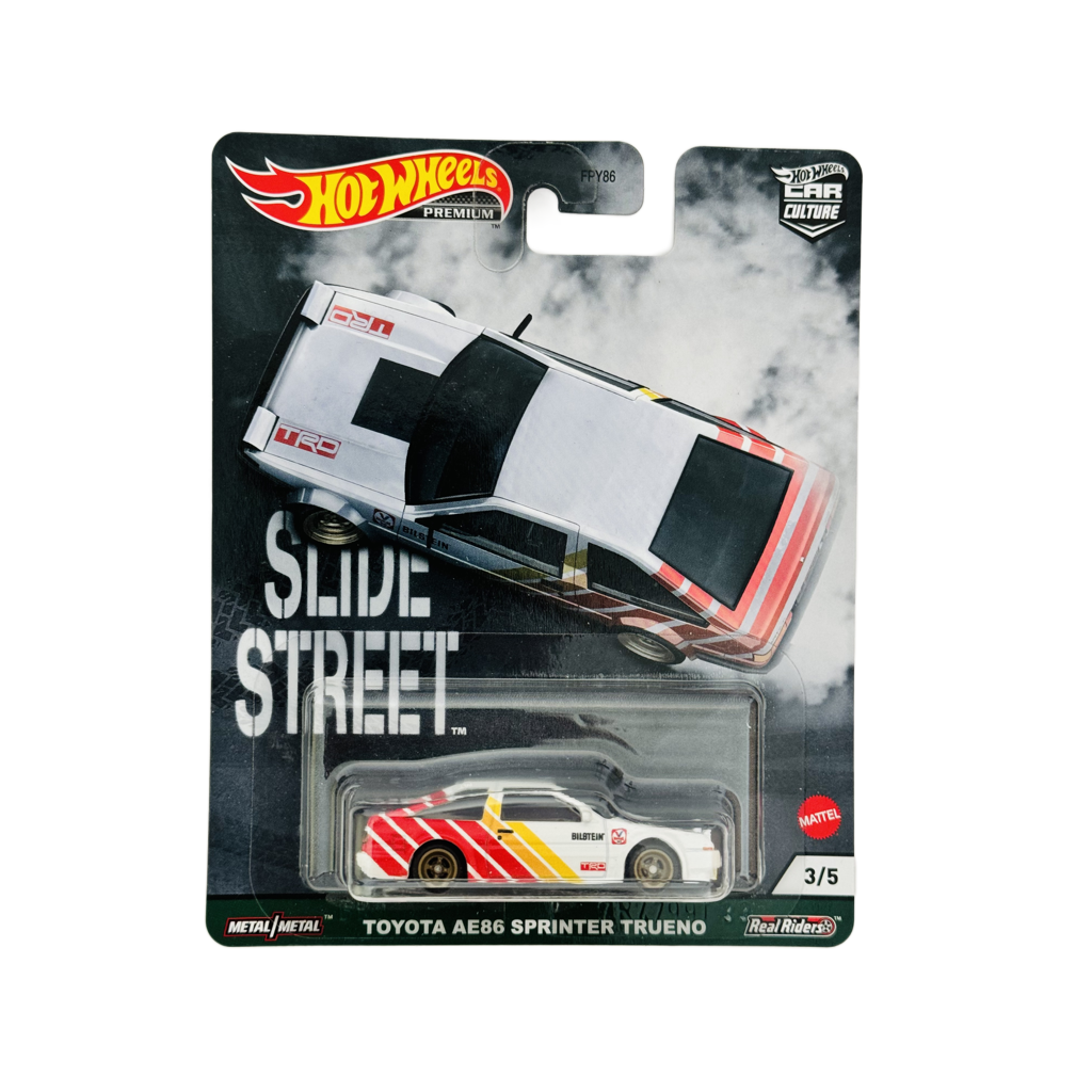 Hot Wheels Premium Slide Street Toyota AE86 Sprinter Trueno