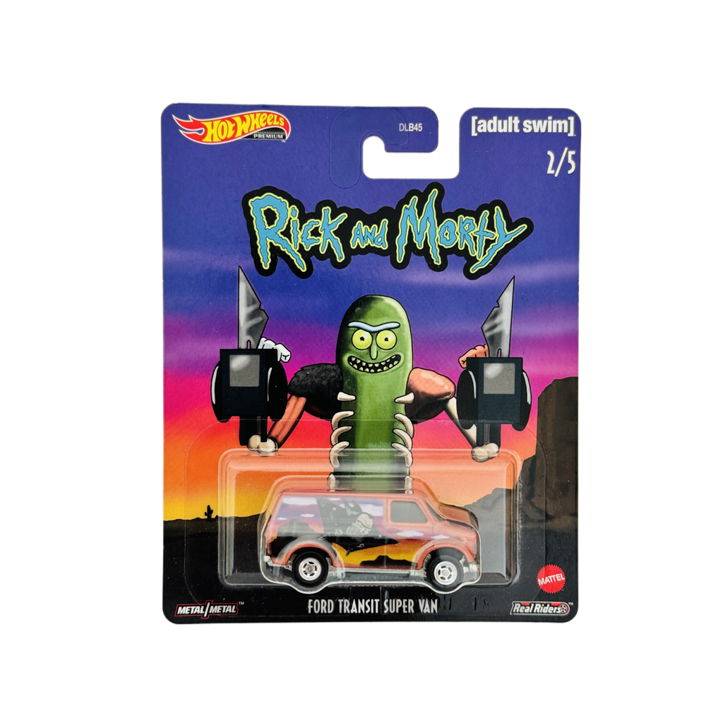 Hot Wheels Rick And Morty Adult Swim Ford Transit Super Van