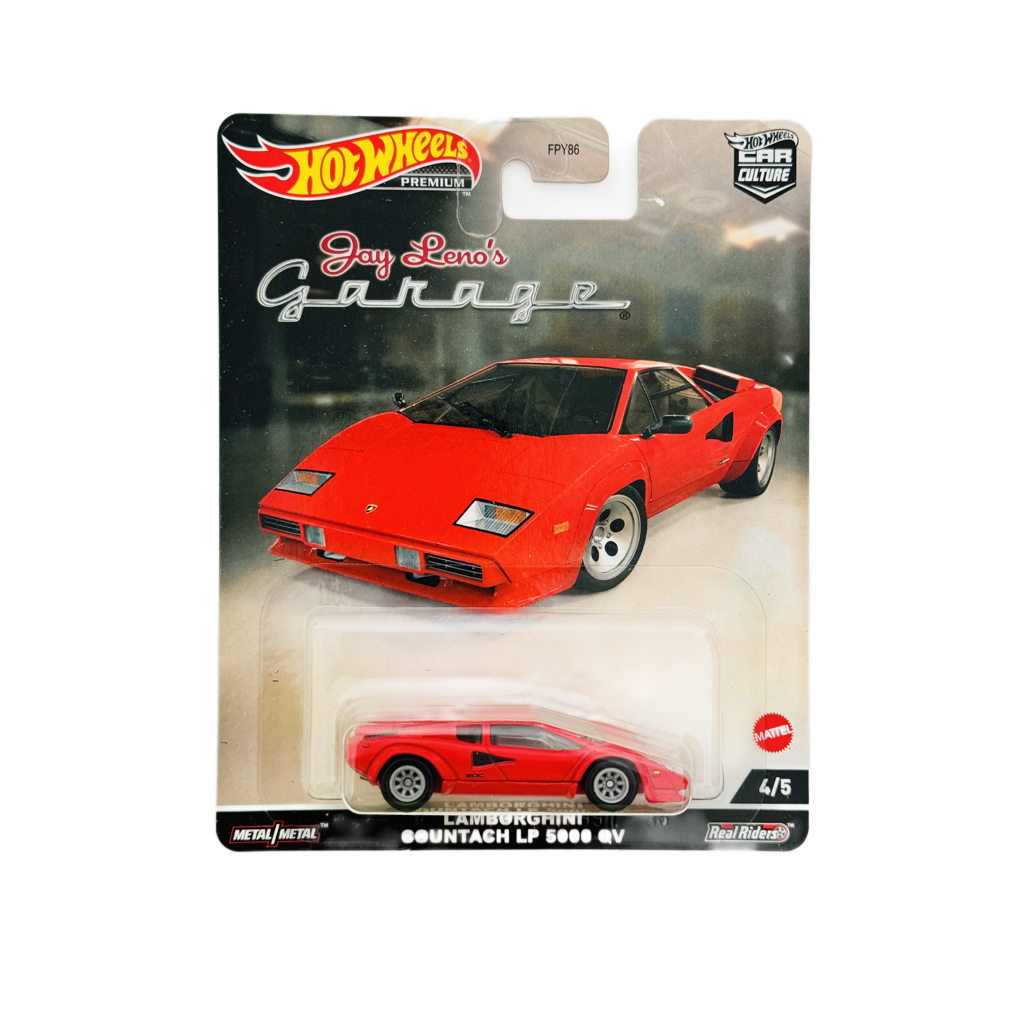 Hot Wheels Premium Jay Leno's Garage Lamborghini Countach LP 5000 QV
