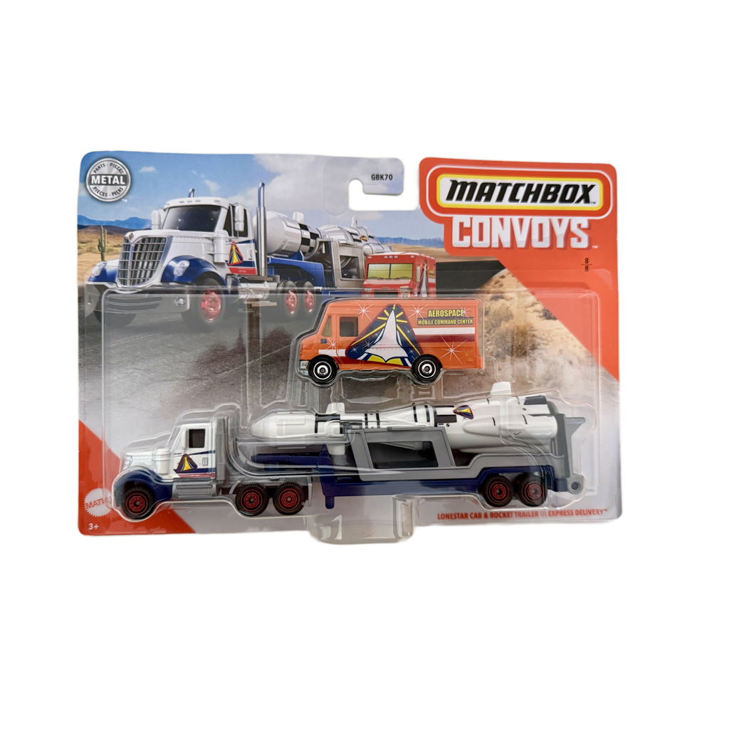 Matchbox Convoys Lonestar Cab & Rocket Trailer with Express Delivery