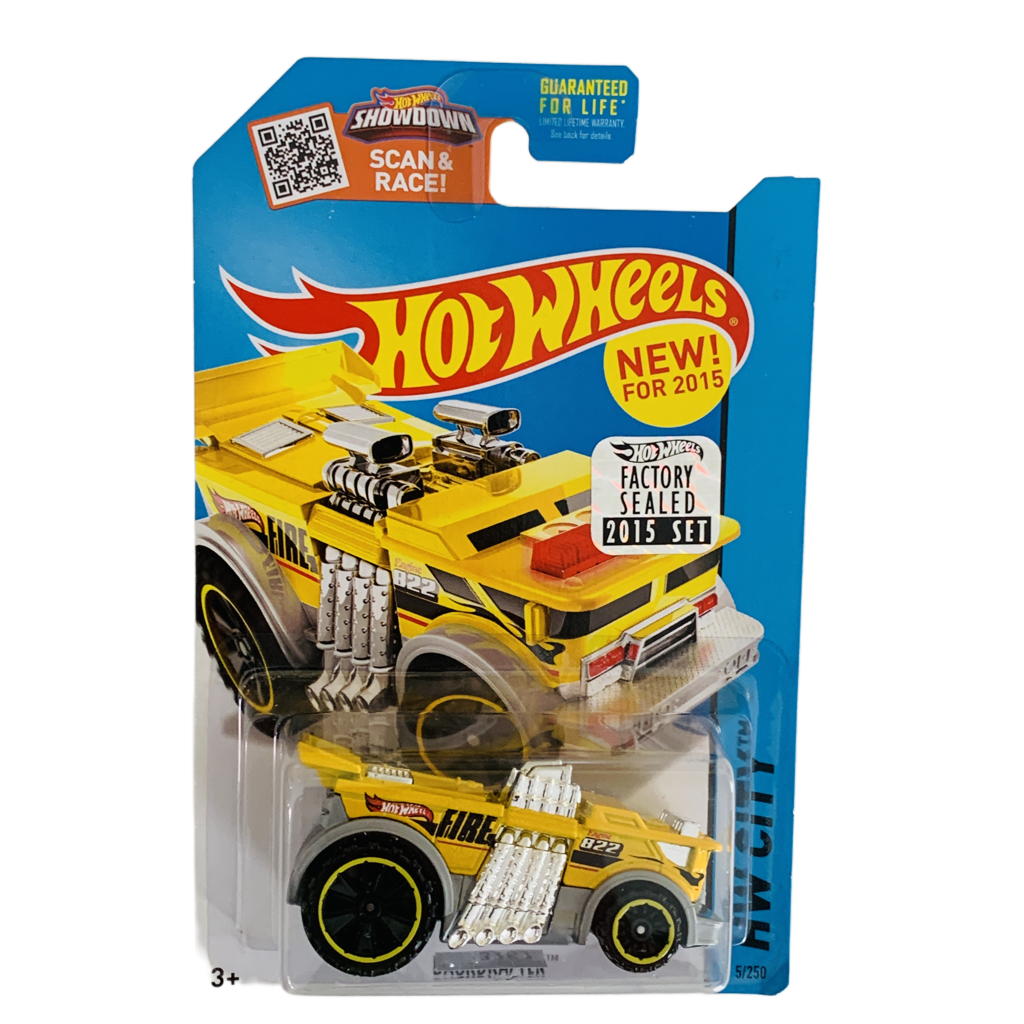Hot Wheels 2015 Factory Set #5 Backdrafter - Yellow