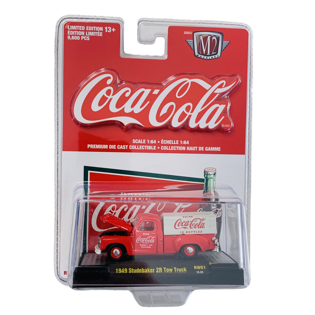 M2 Machines Coca-Cola 1949 Studebaker 2R Tow Truck RW01