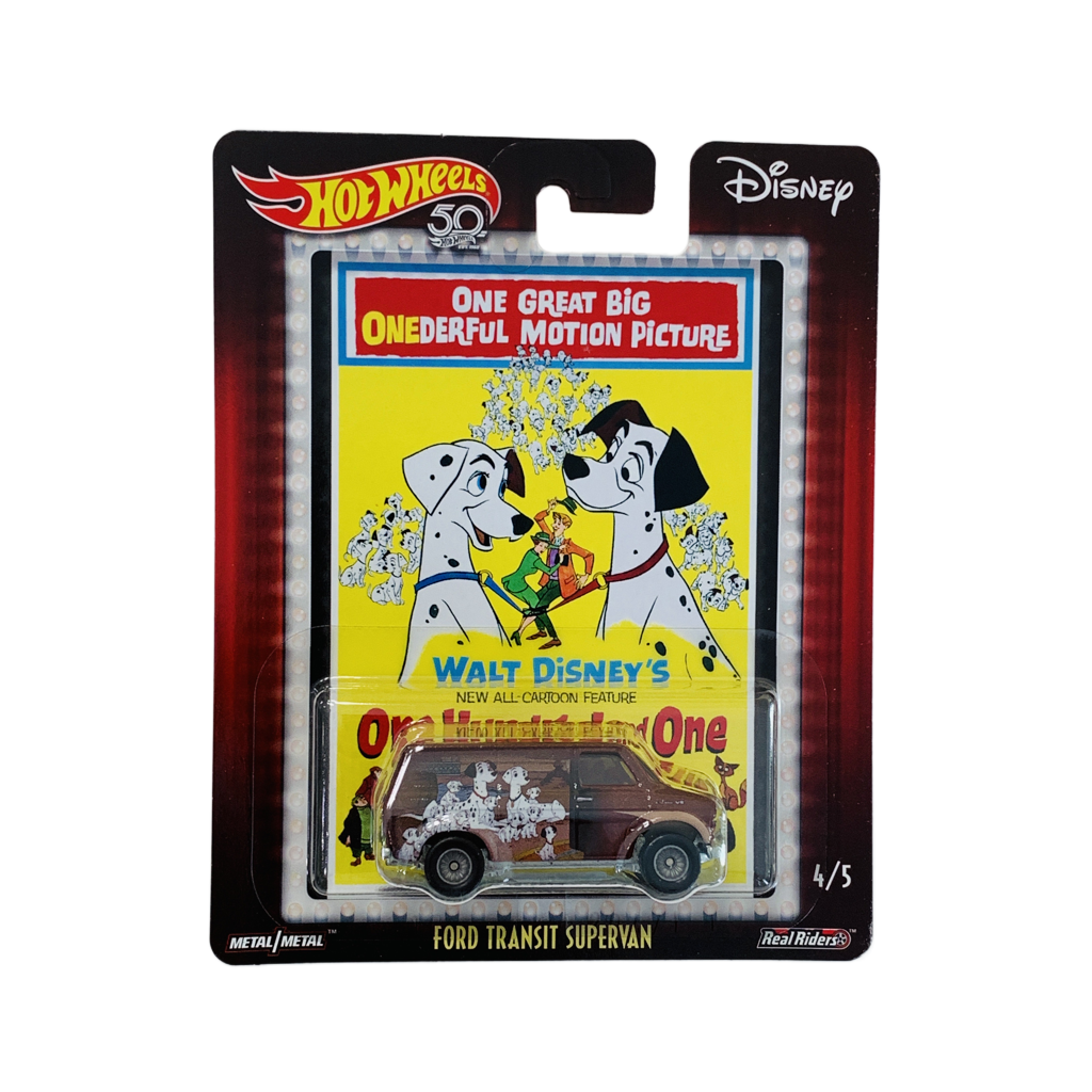 Hot Wheels Disney One Hundred And One Dalmations Ford Transit Supervan