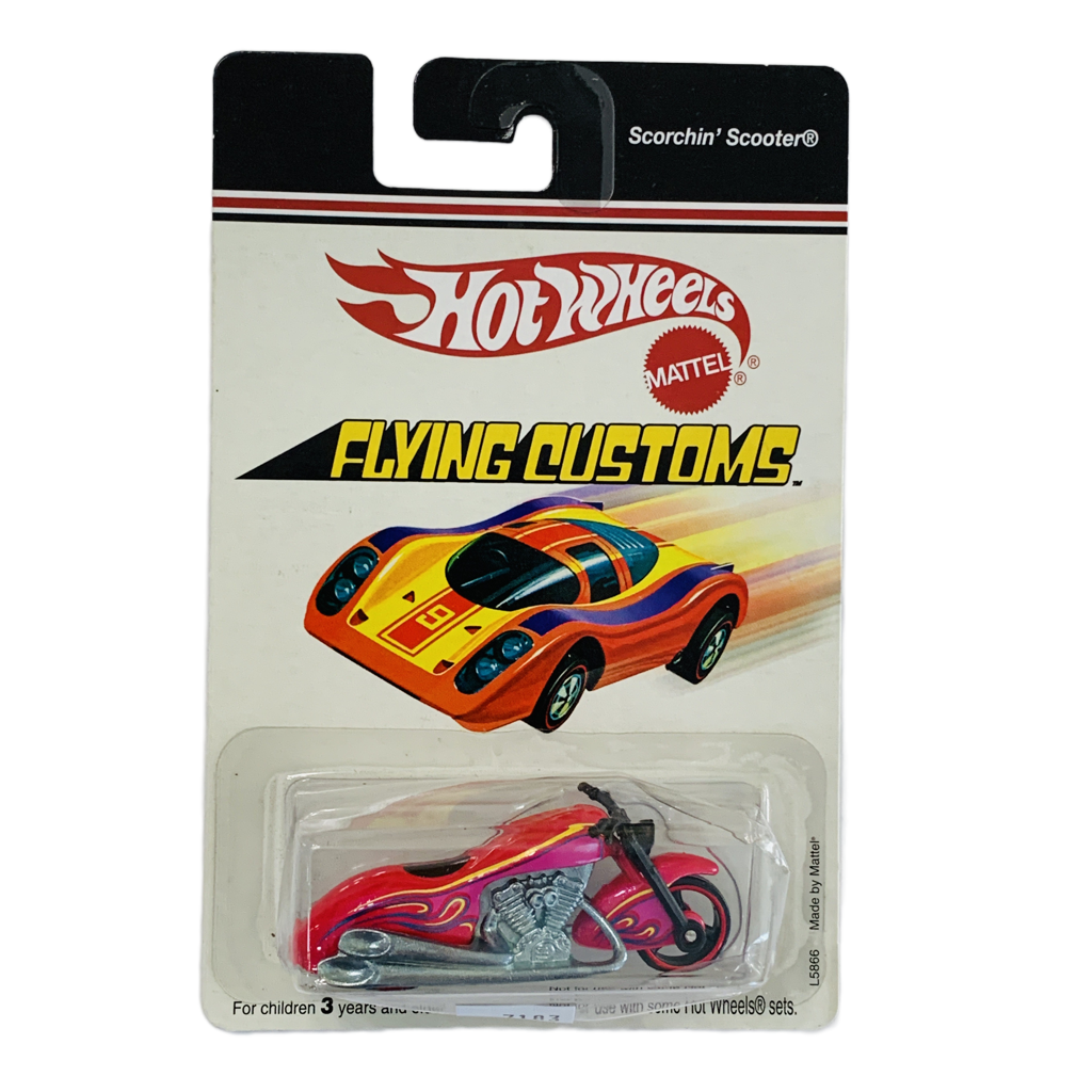 Hot Wheels Flying Customs Scorchin' Scooter - Bent Blister