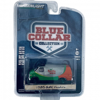 Greenlight Blue Collar Turtle Wax 1983 GMC Vandura Green Machine