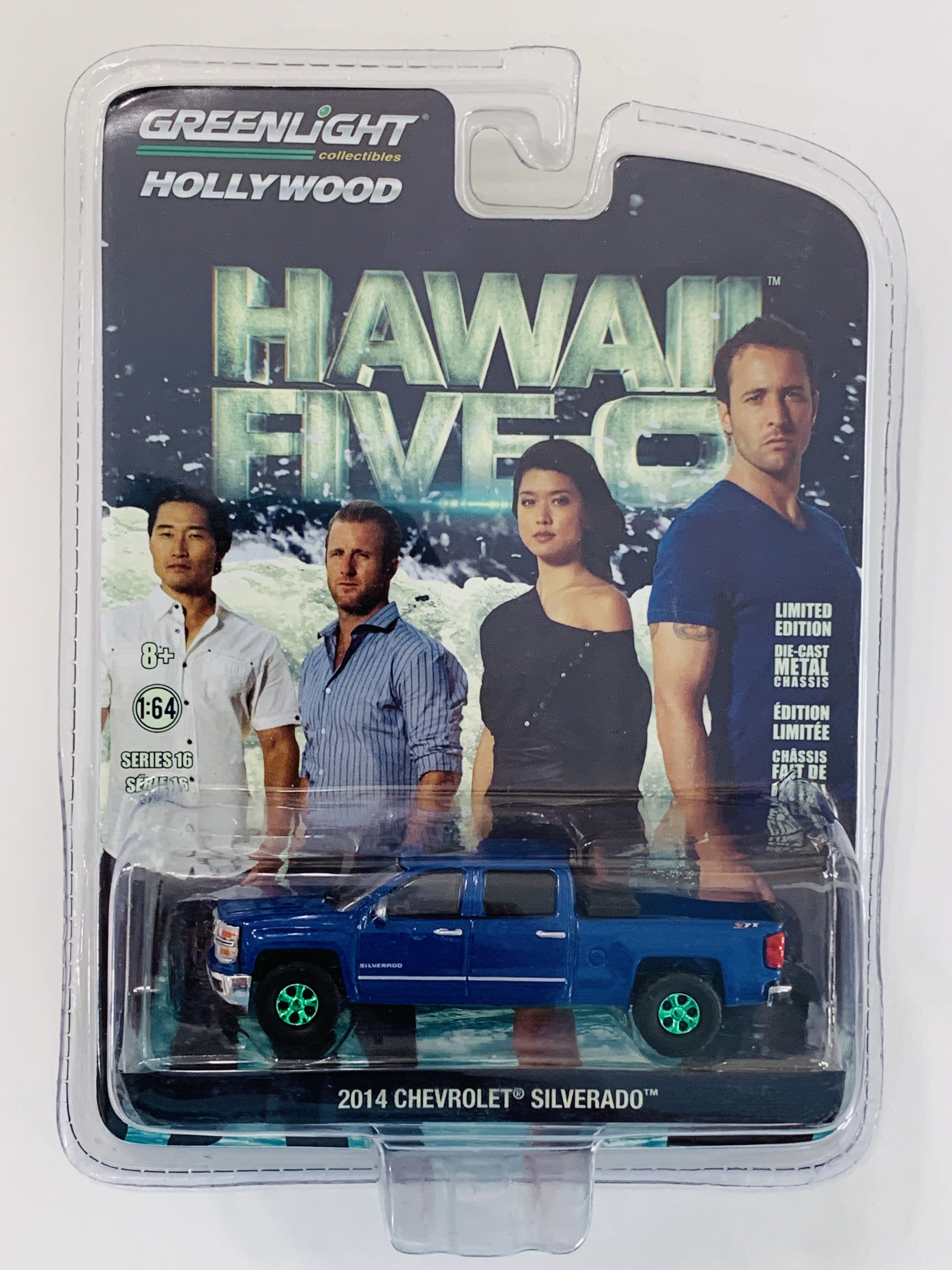 Greenlight hawaii five o 2014 chevrolet silverado green machine