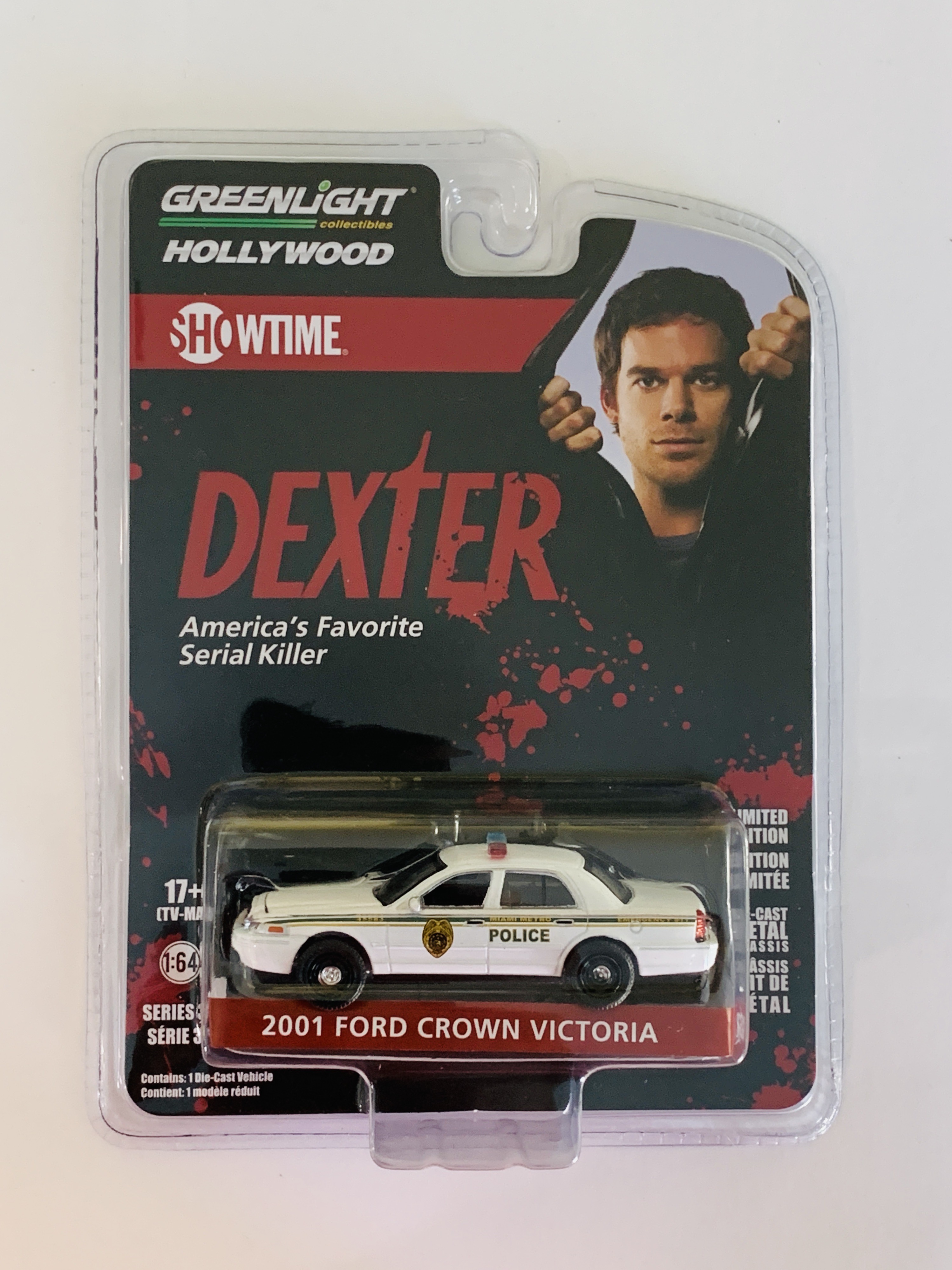 Greenlight Showtime Dexter 2001 Ford Crown Victoria Police