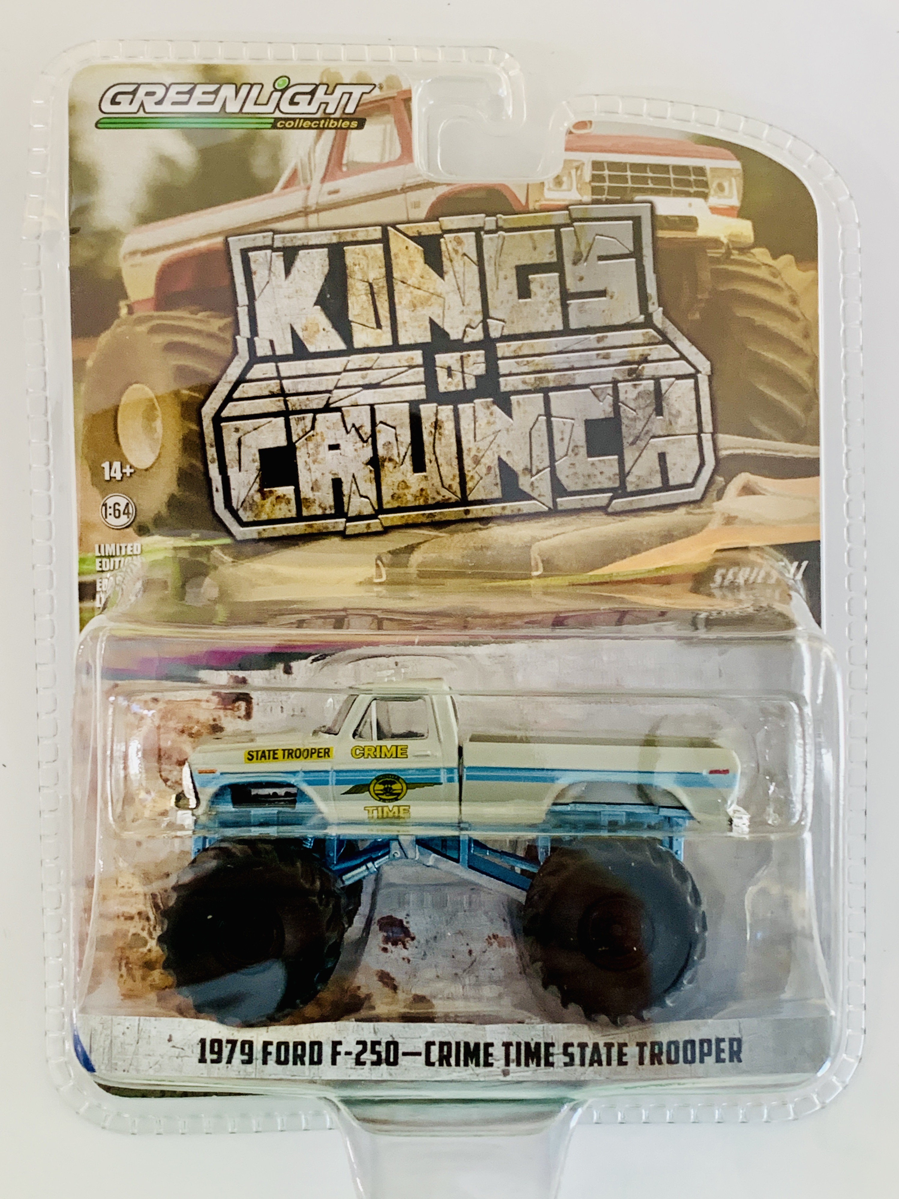 Greenlight Kings Of Crunch 1979 Ford F-250 - Crime Time State Trooper
