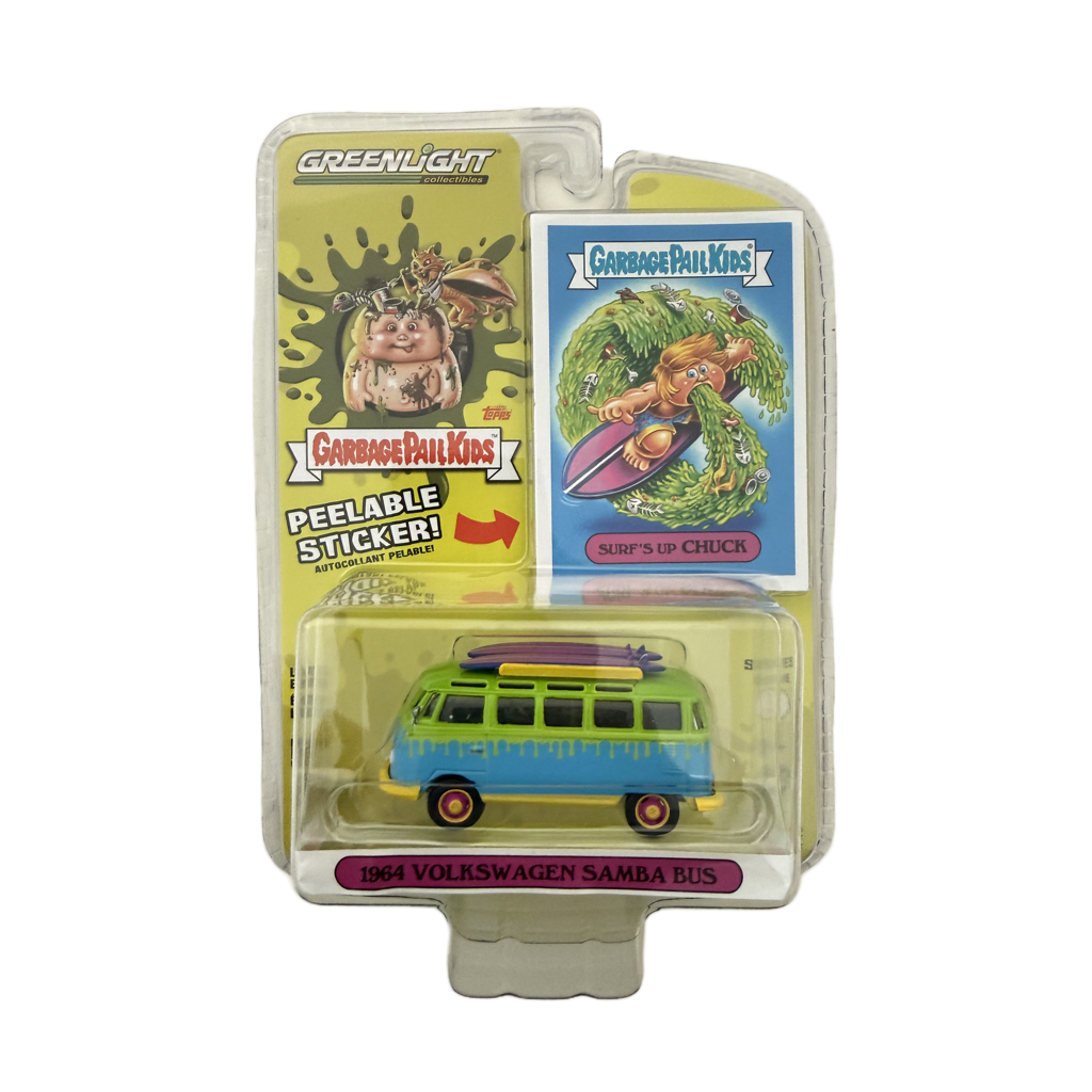 Greenlight Garbage Pail Kids Surf's Up Chuck 1964 Volkswagen Samba Bus