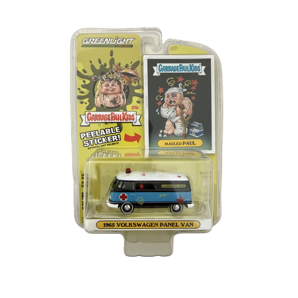 Greenlight Garbage Pail Kids Mauled Paul 1965 Volkswagen Panel