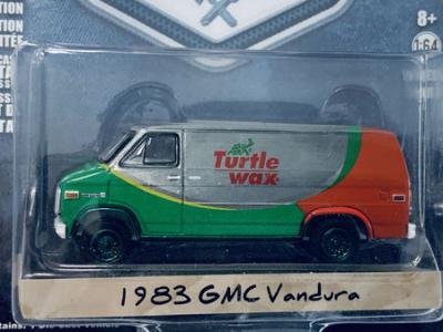 Greenlight Blue Collar Turtle Wax 1983 GMC Vandura Green Machine 1