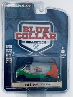 Greenlight Blue Collar Turtle Wax 1983 GMC Vandura Green Machine