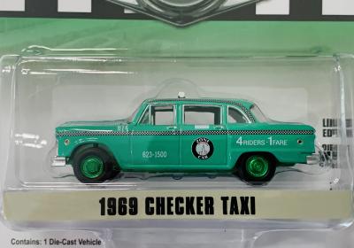 Greenlight 1969 Checker Taxi Green Machine 1