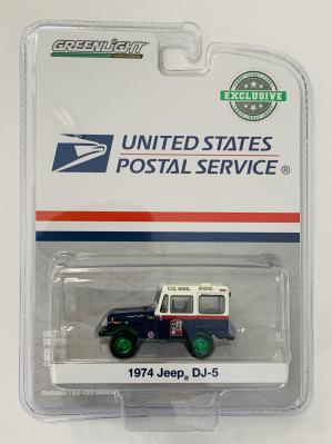 209-8907-Greenlight-Hobby-Exclusive-USPS-1974-Jeep-DJ-5-Green-Machine