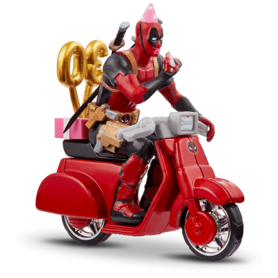 Hot Wheels SDCC Happy Birthday Deadpool Scooter