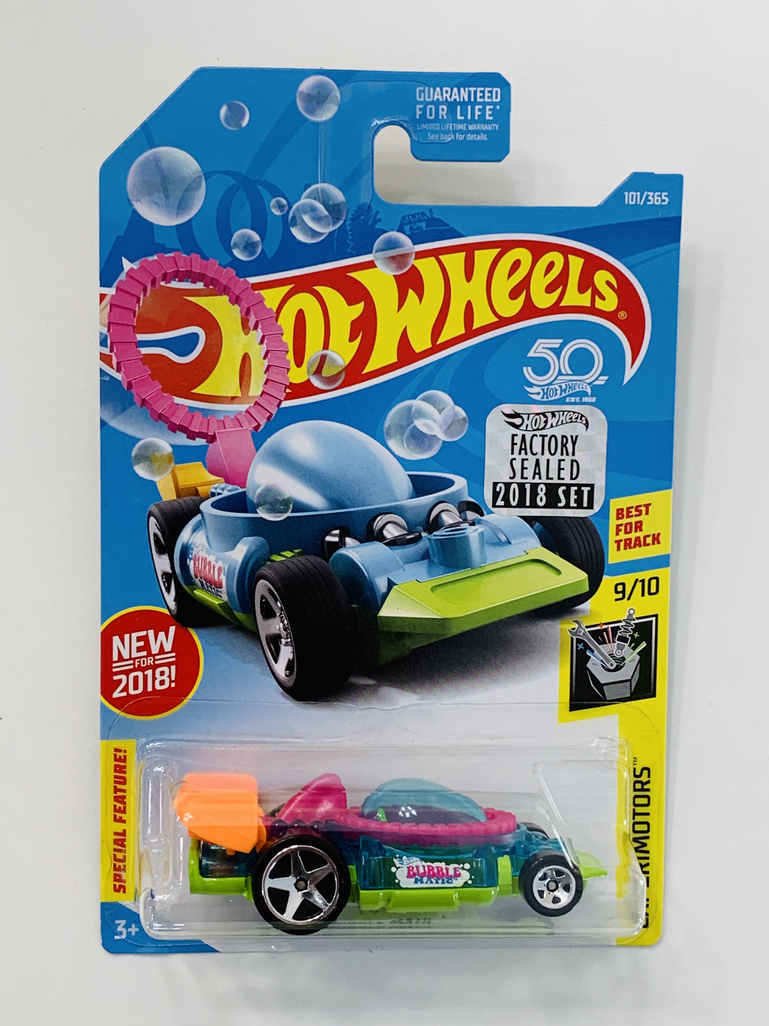 Hot Wheels 2018 Factory Set #101 Bubble Matic - Blue