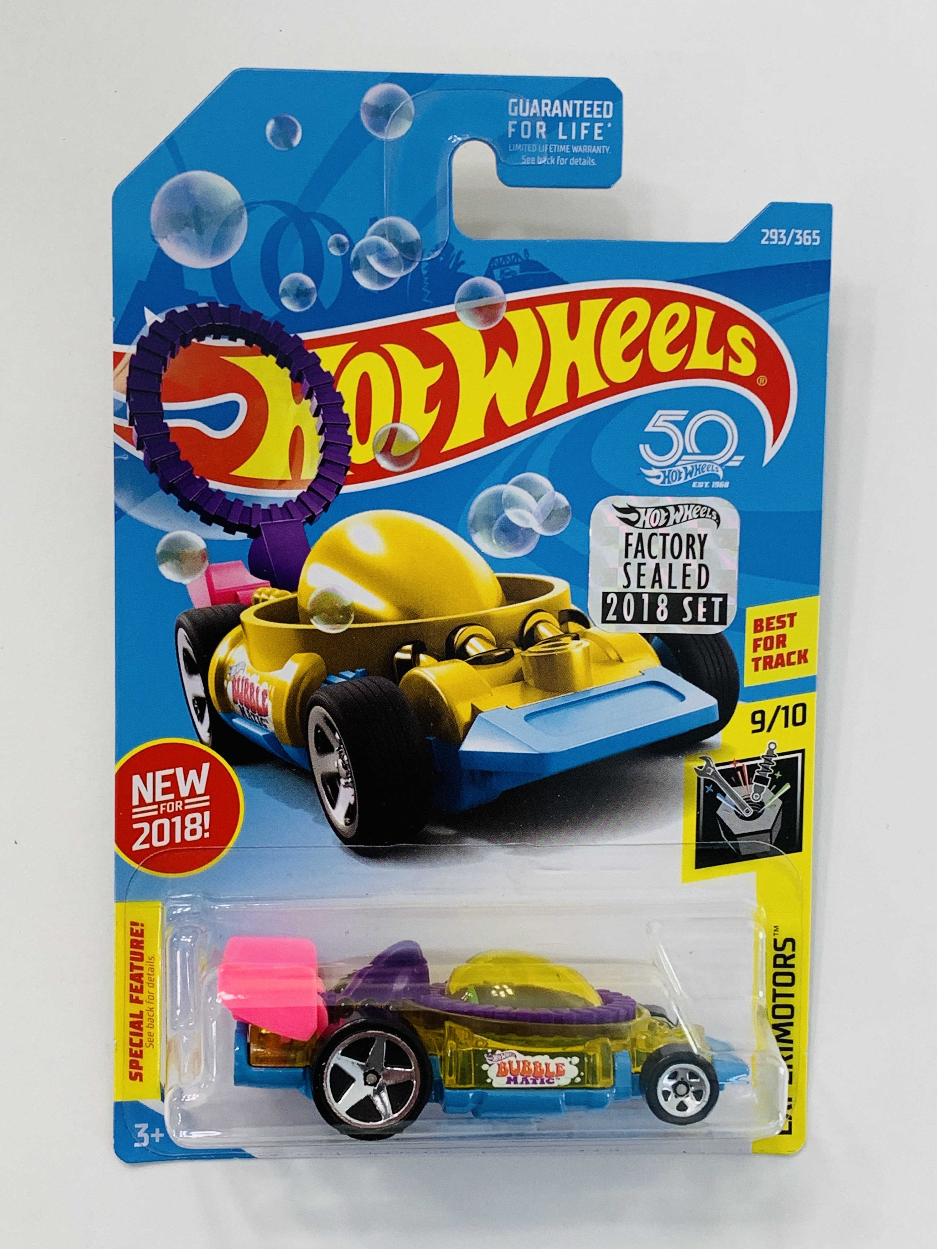 Hot Wheels 2018 Factory Set #293 Bubble Matic - Yellow