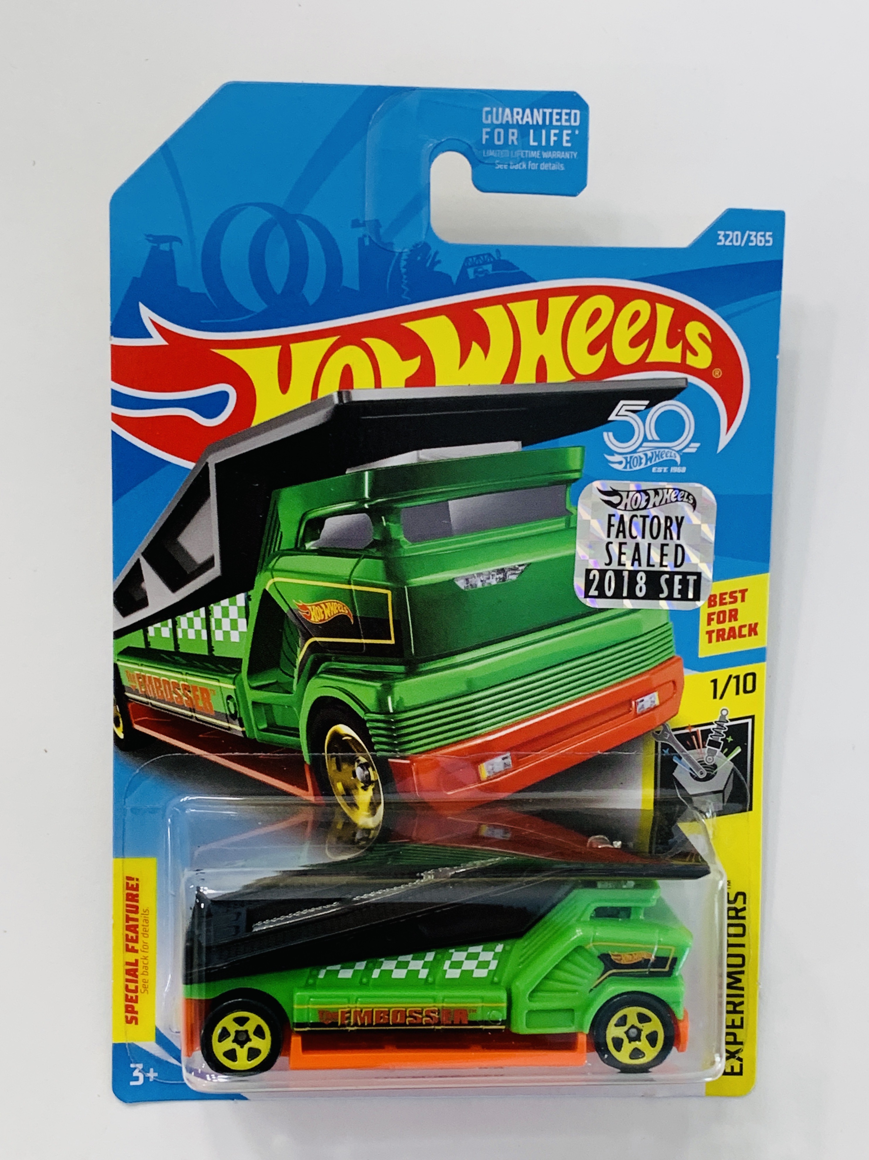 Hot Wheels 2018 Factory Set #320 The Embosser - Green