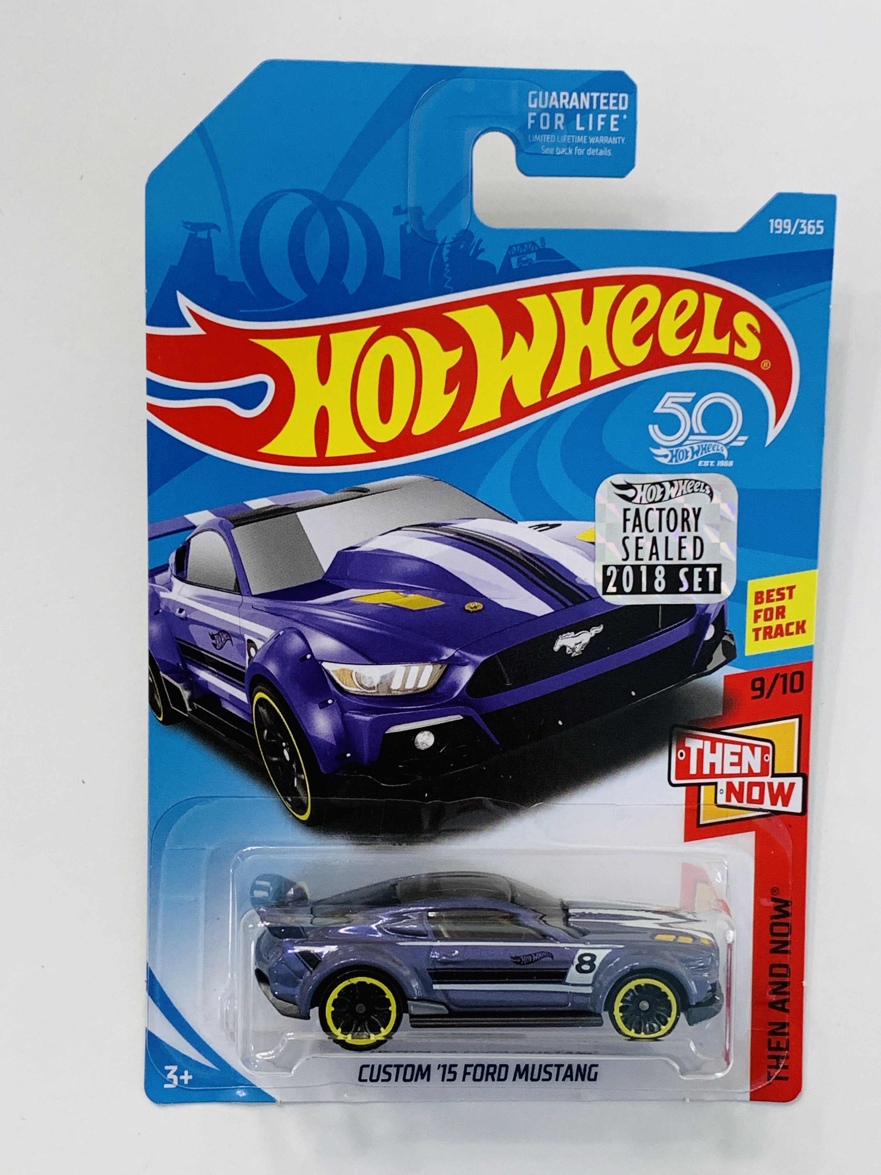 Hot Wheels 2018 Factory Set #199 Custom '15 Ford Mustang - Lavender