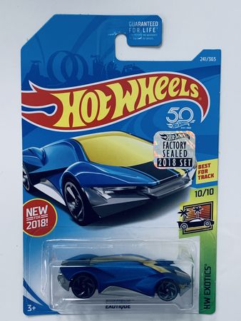 Hot Wheels 2018 Factory Set #241 Exotique - Blue