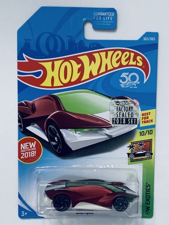 Hot Wheels 2018 Factory Set #365 Exotique - Red