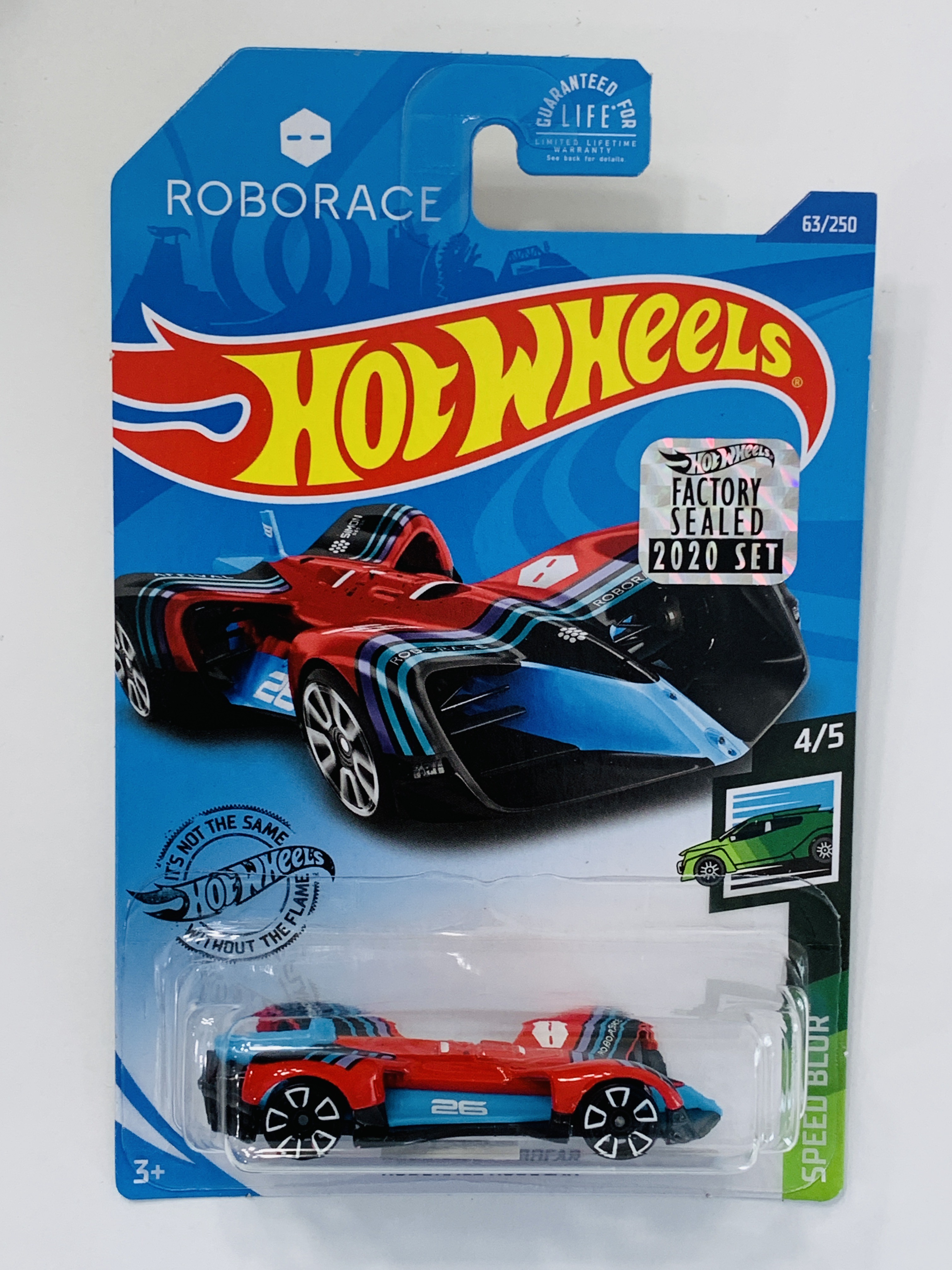 Hot Wheels 2020 Factory Set #63 Roborace Robocar - Red