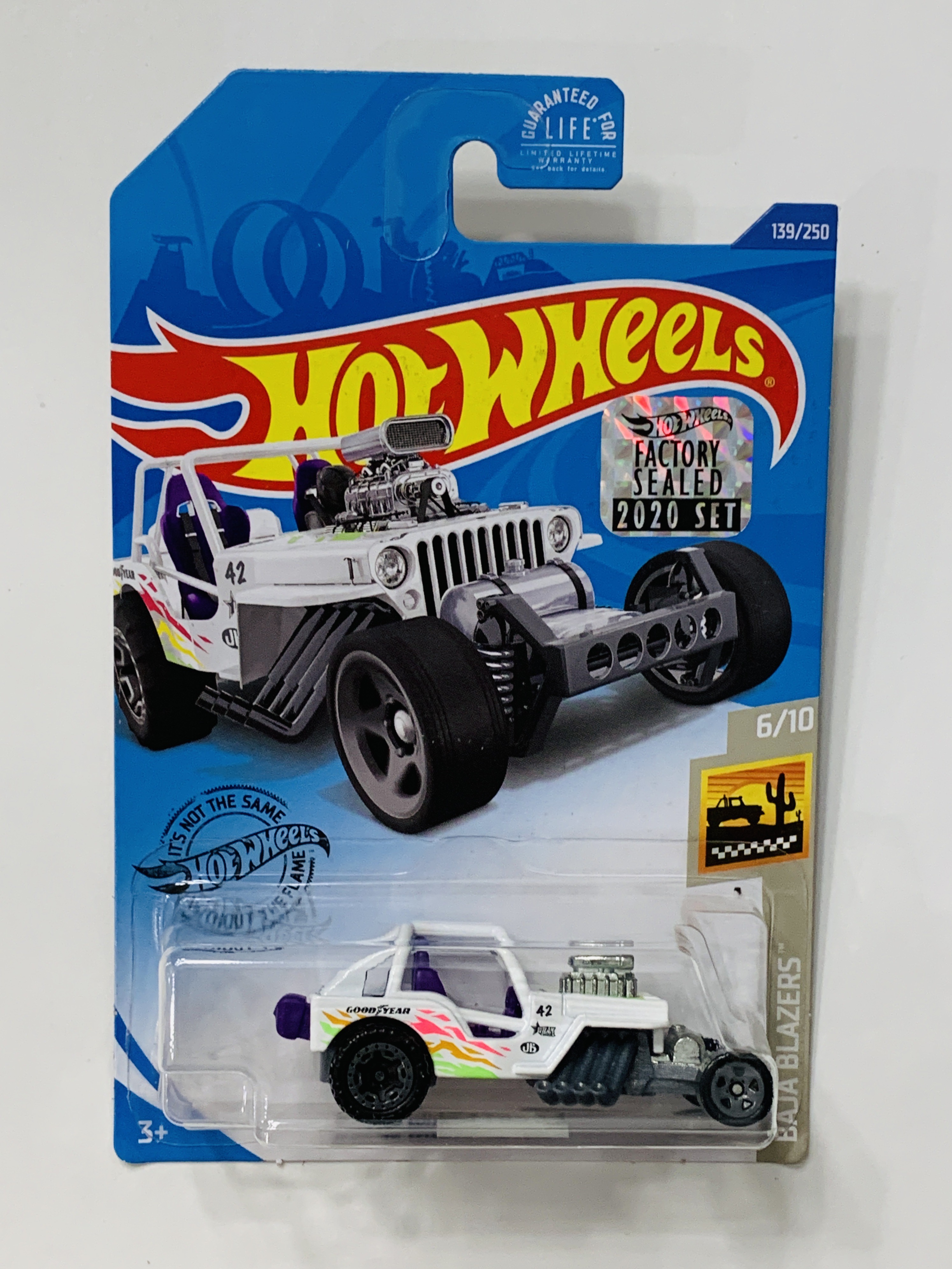 Hot Wheels 2020 Factory Set #136 '42 Willys MB Jeep - White