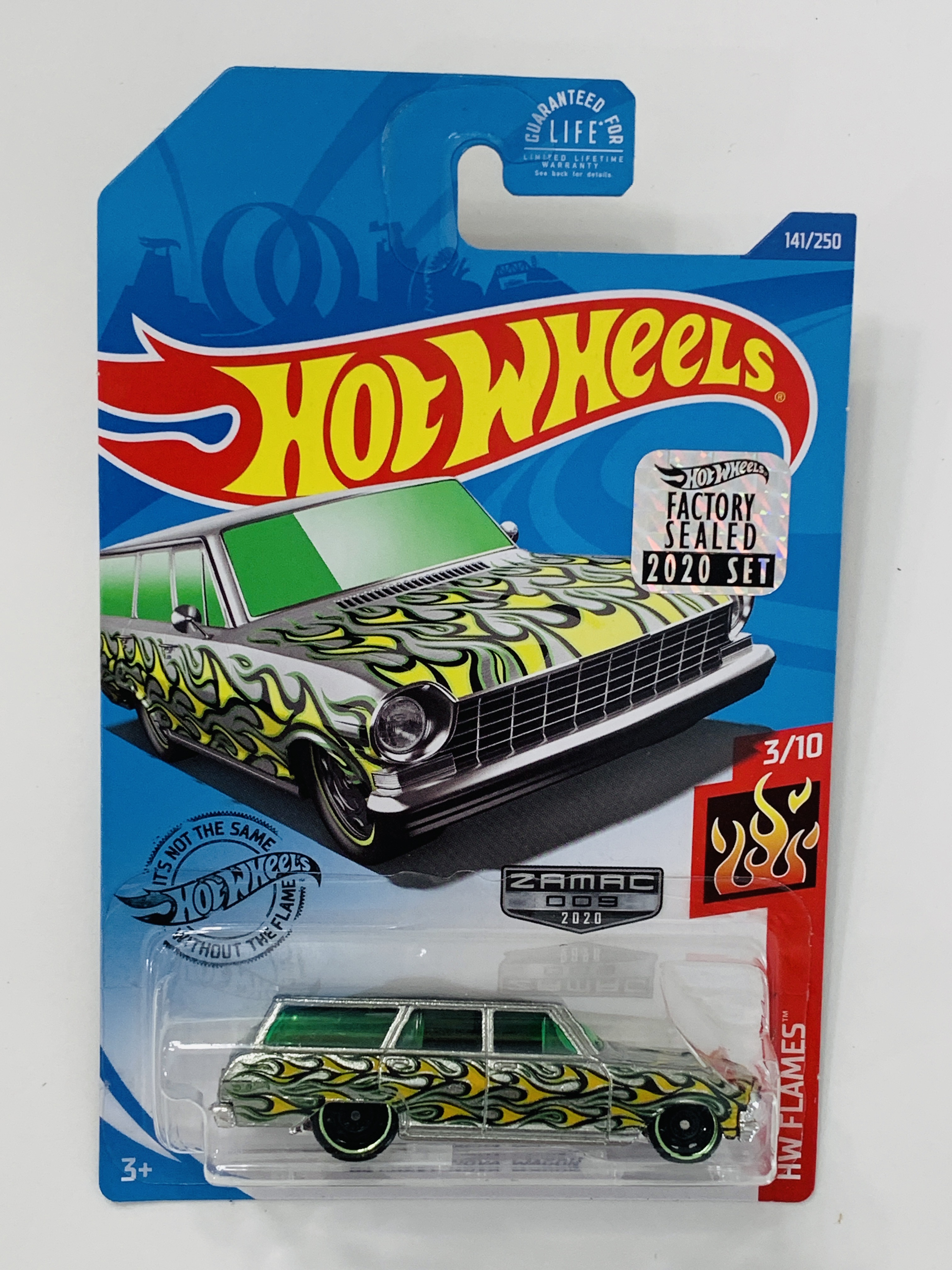 Hot Wheels 2020 Factory Set #141 '64 Chevy Nova Wagon ZAMAC