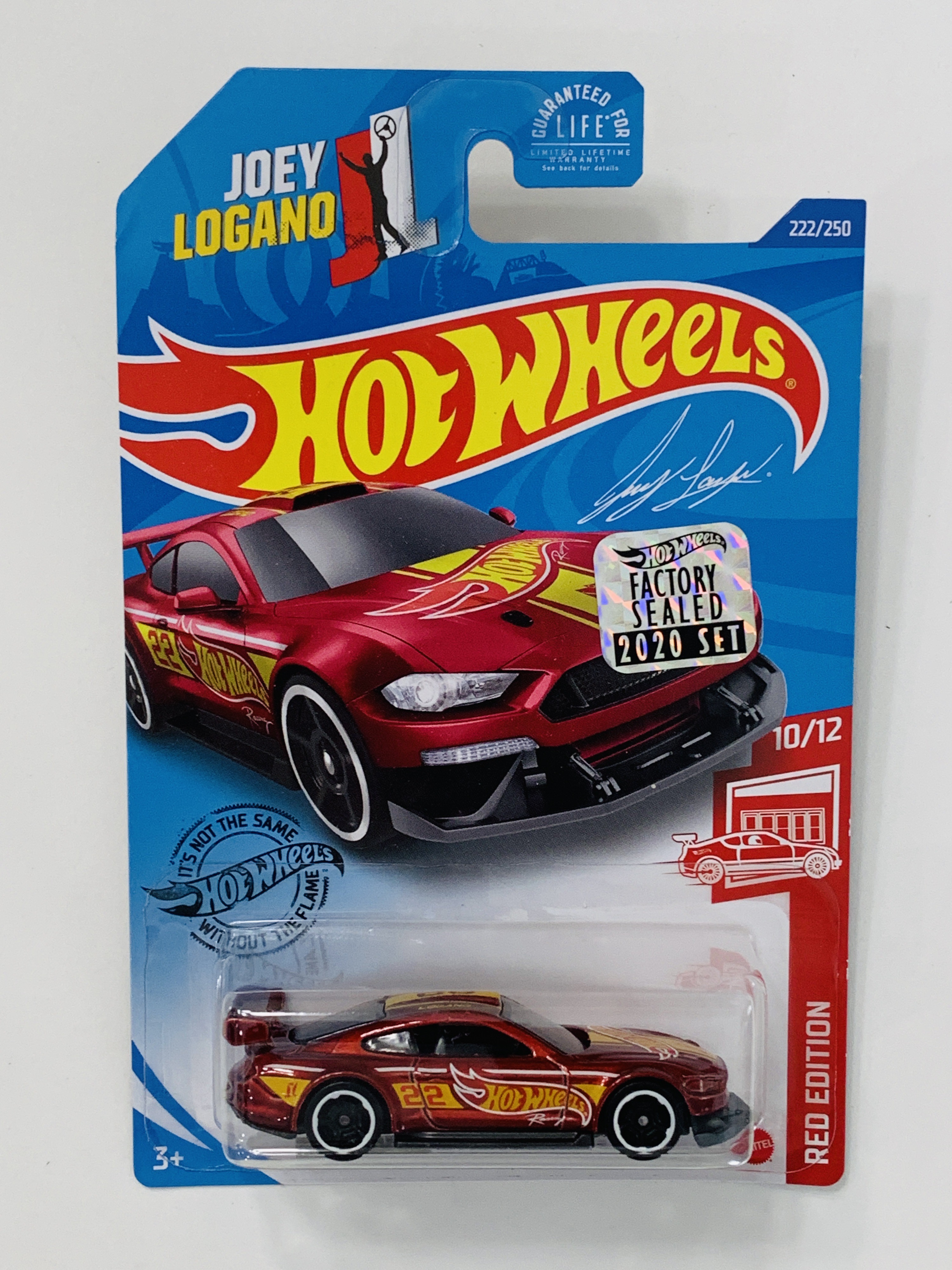 Hot Wheels 2020 Factory Set #222 Custom '18 Ford Mustang GT - Red - Target Exclusive
