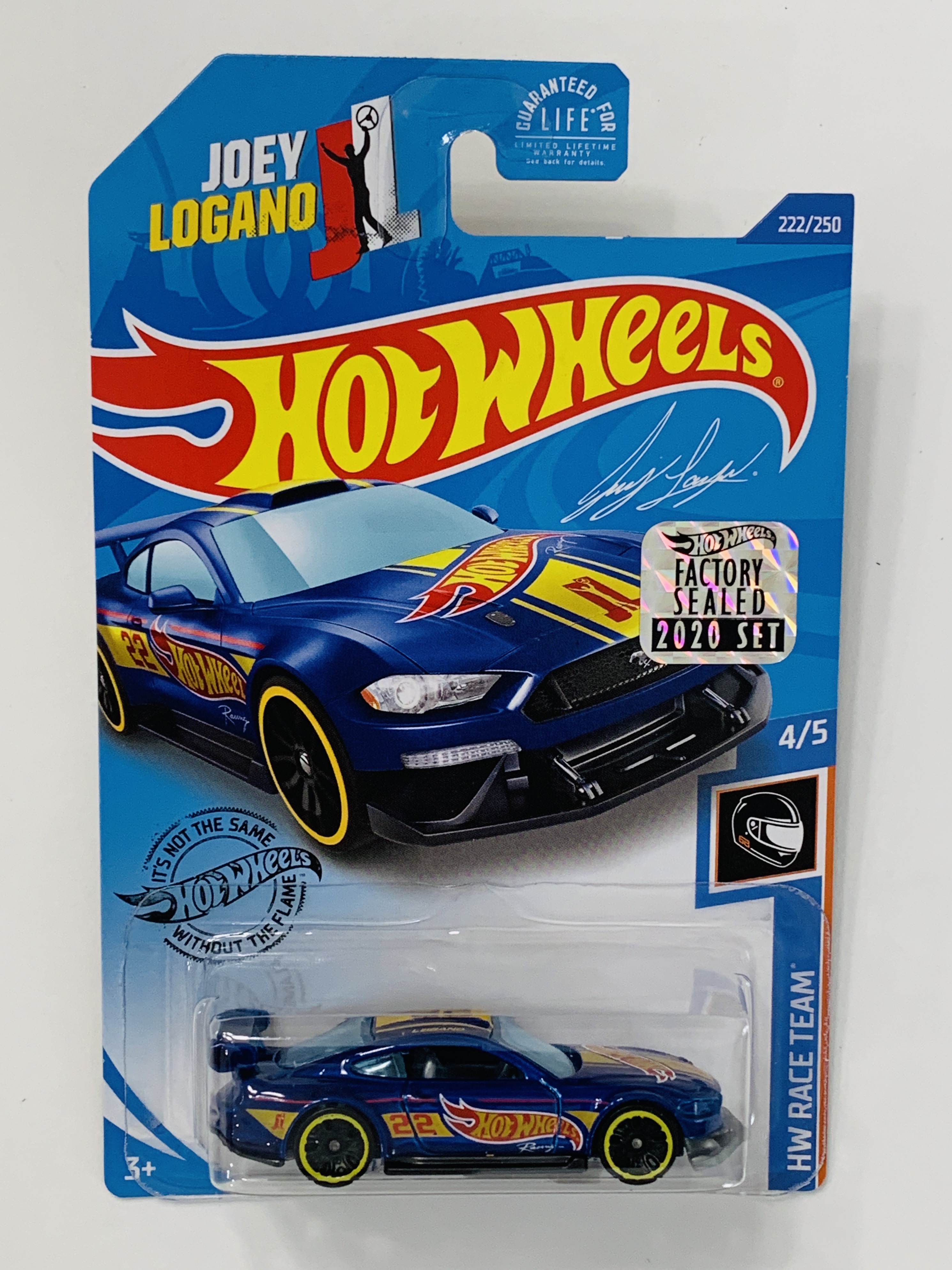 Hot Wheels 2020 Factory Set #222 Custom '18 Ford Mustang GT - Blue
