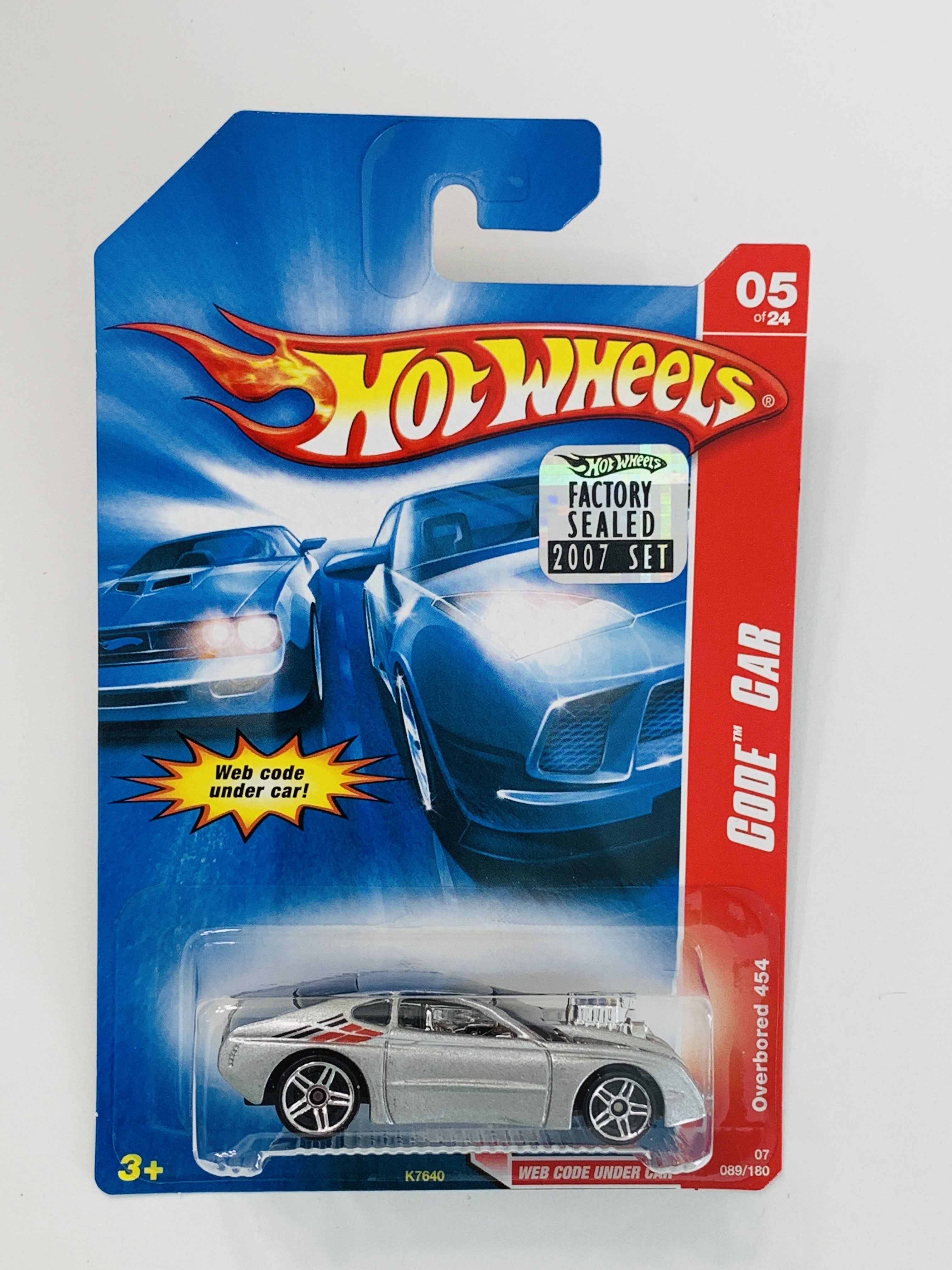 Hot Wheels 2007 Factory Set #089 Overbored 454 - Silver