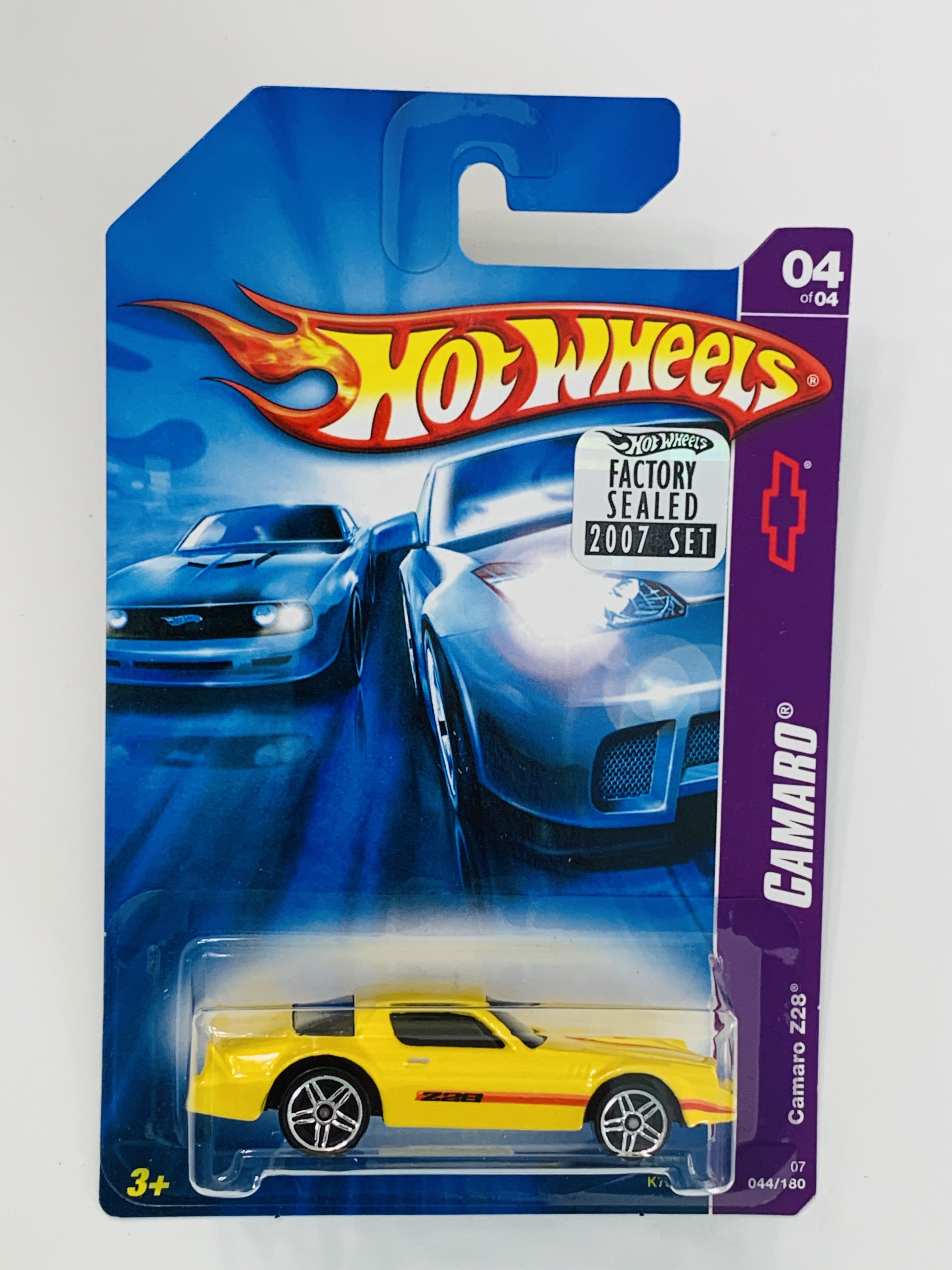 Hot Wheels 2007 Factory Set #044 Camaro Z28 - Yellow