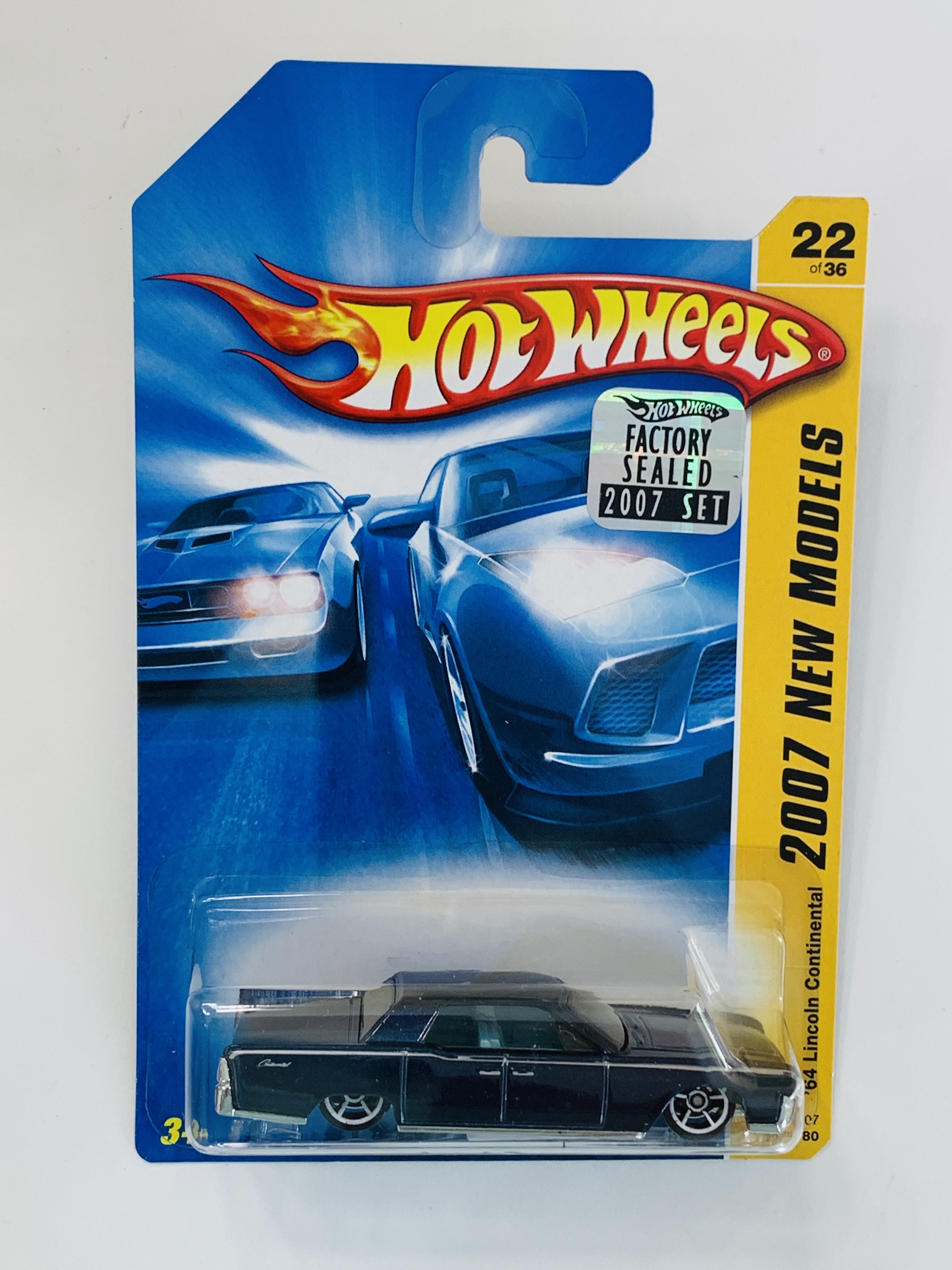 Hot Wheels 2007 Factory Set #022 '64 Lincoln Continental - Blue Interior