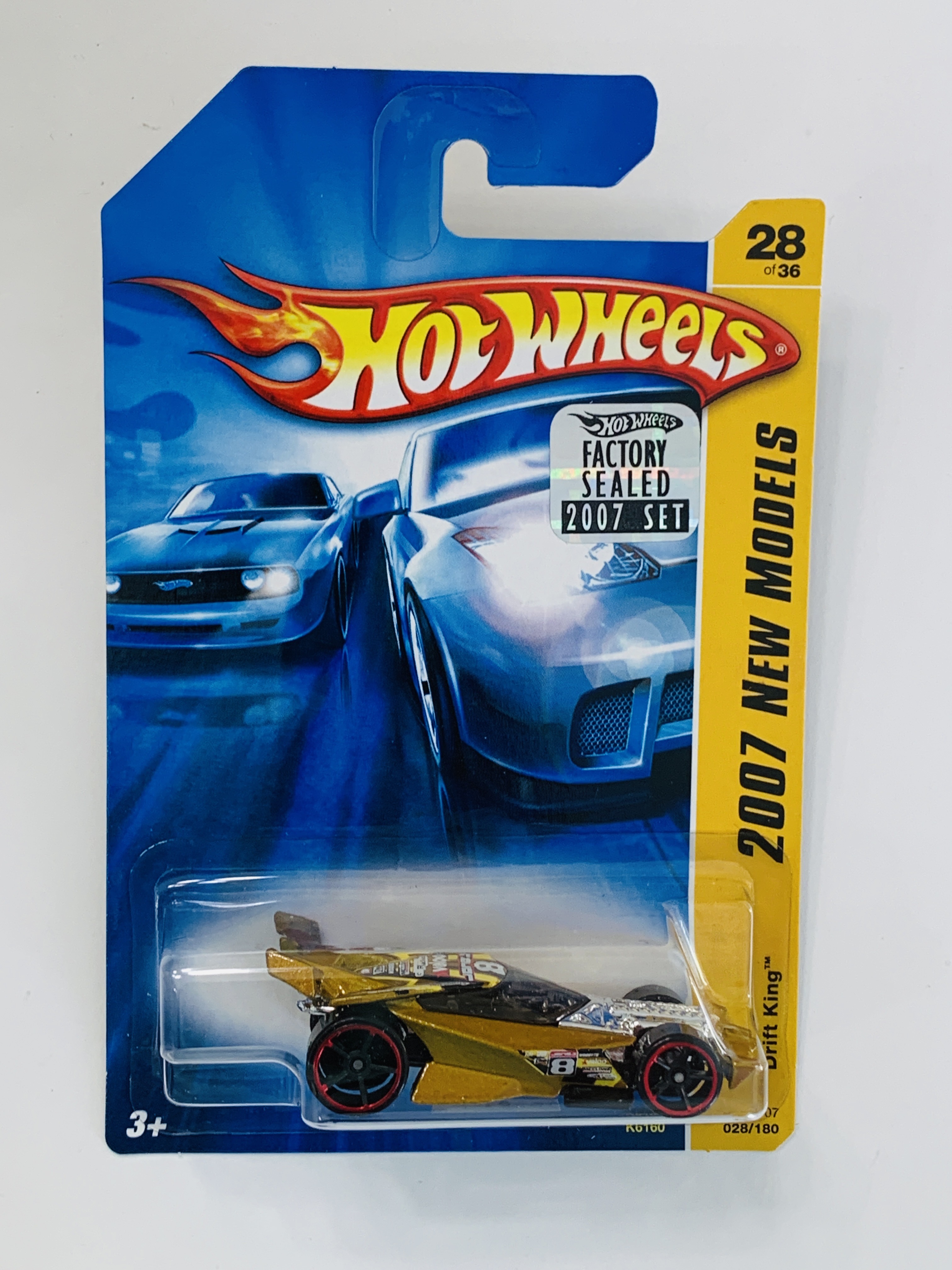 Hot Wheels 2007 Factory Set #028 Drift King - Gold