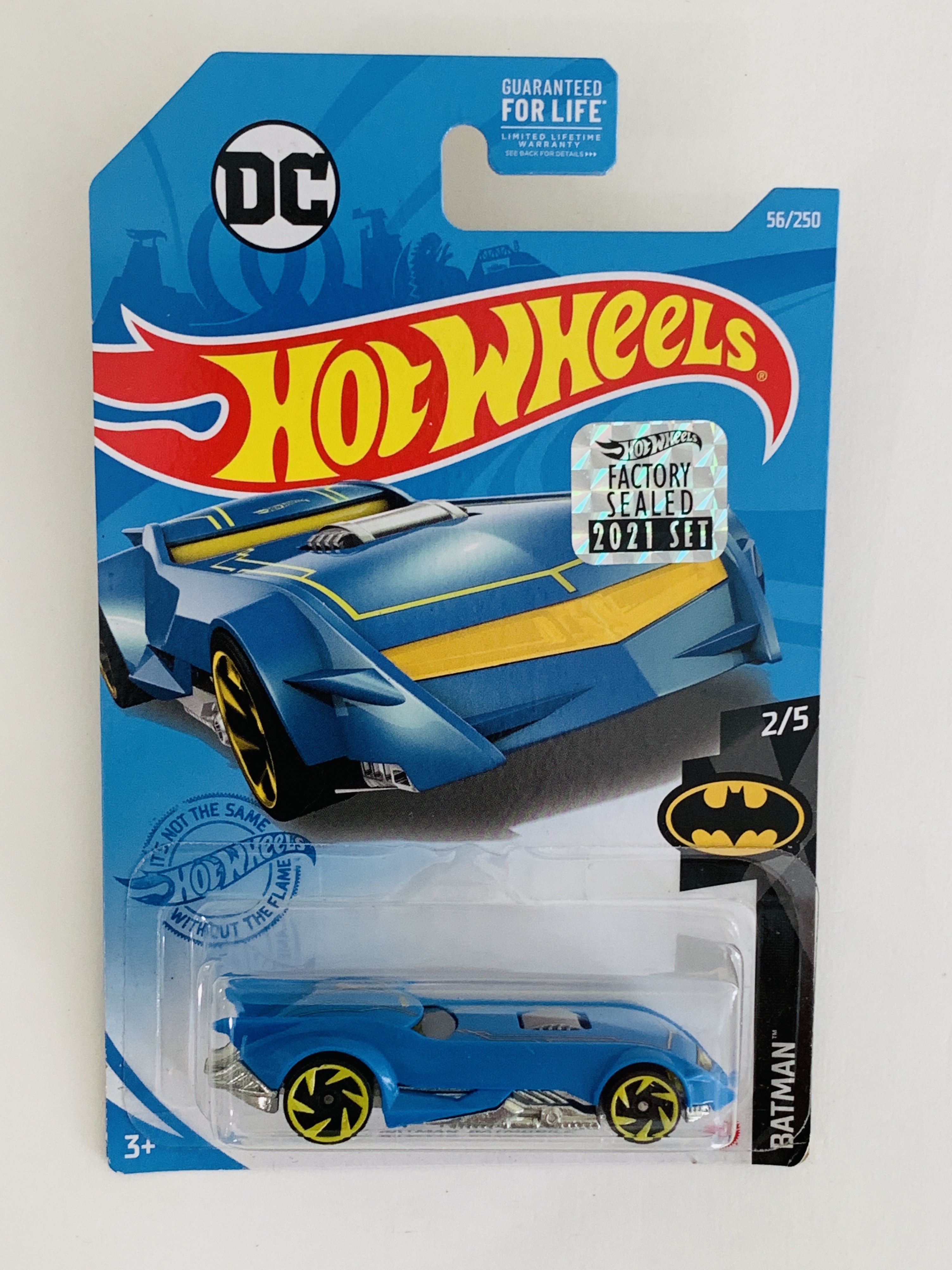 Hot Wheels 2021 Factory Set #56 The Batman Batmobile - Blue