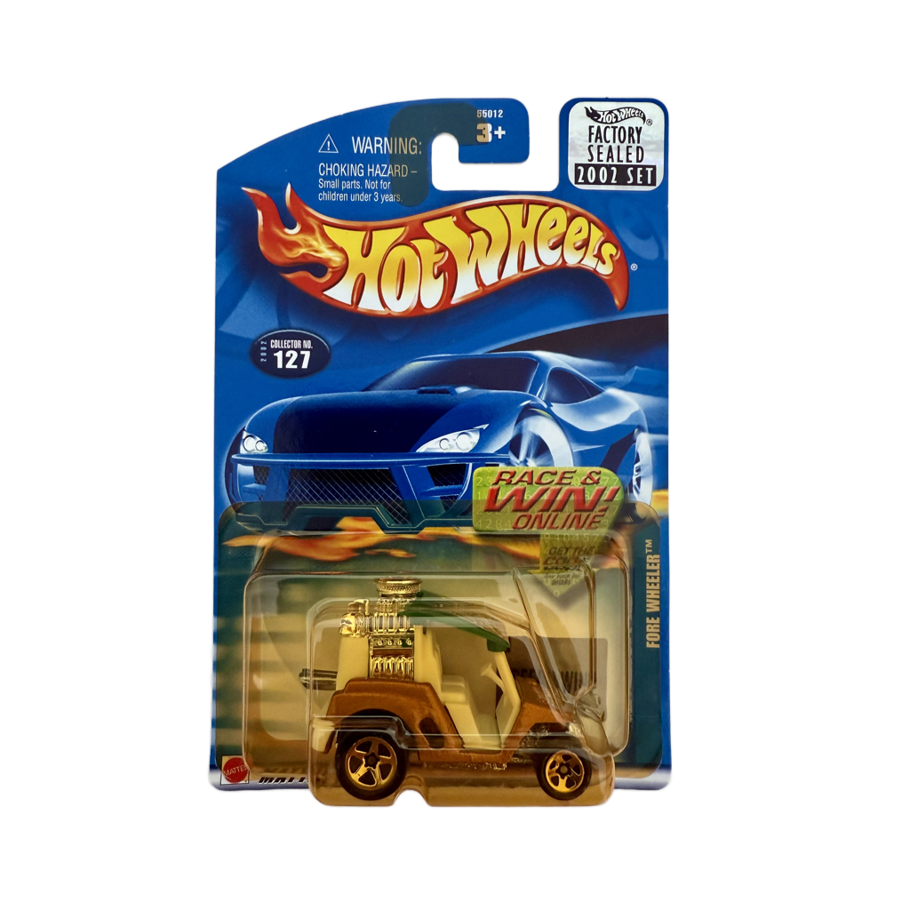 Hot Wheels 2002 Factory Set #127 Fore Wheeler - Yellowed Blister