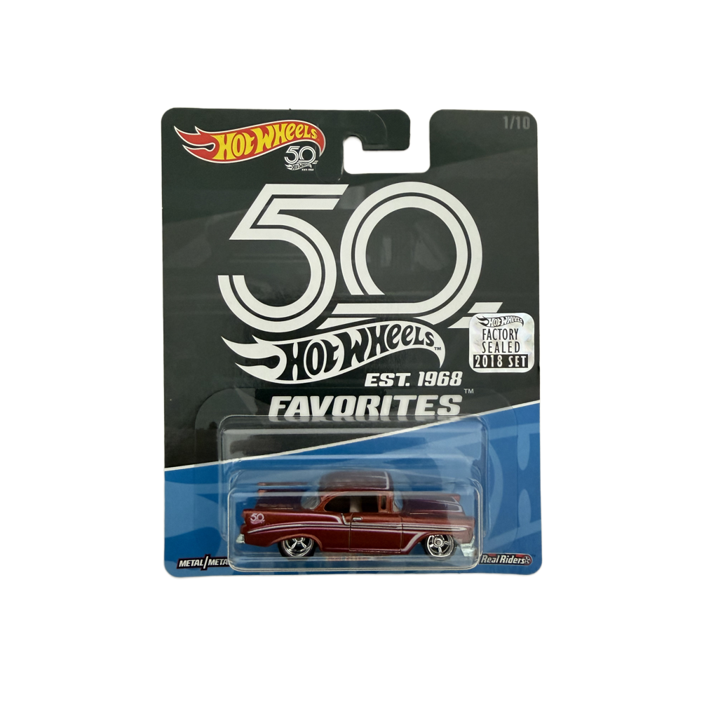 Hot Wheels 50th Anniversary Favorites Factory Set '56 Chevy