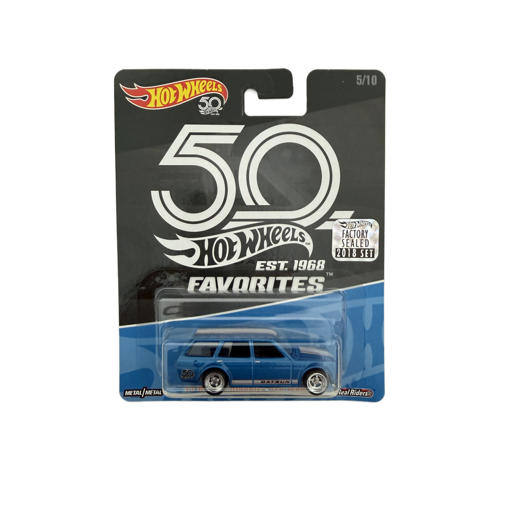 Hot Wheels 50th Anniversary Favorites Factory Set '71 Datsun Bluebird 510 Wagon
